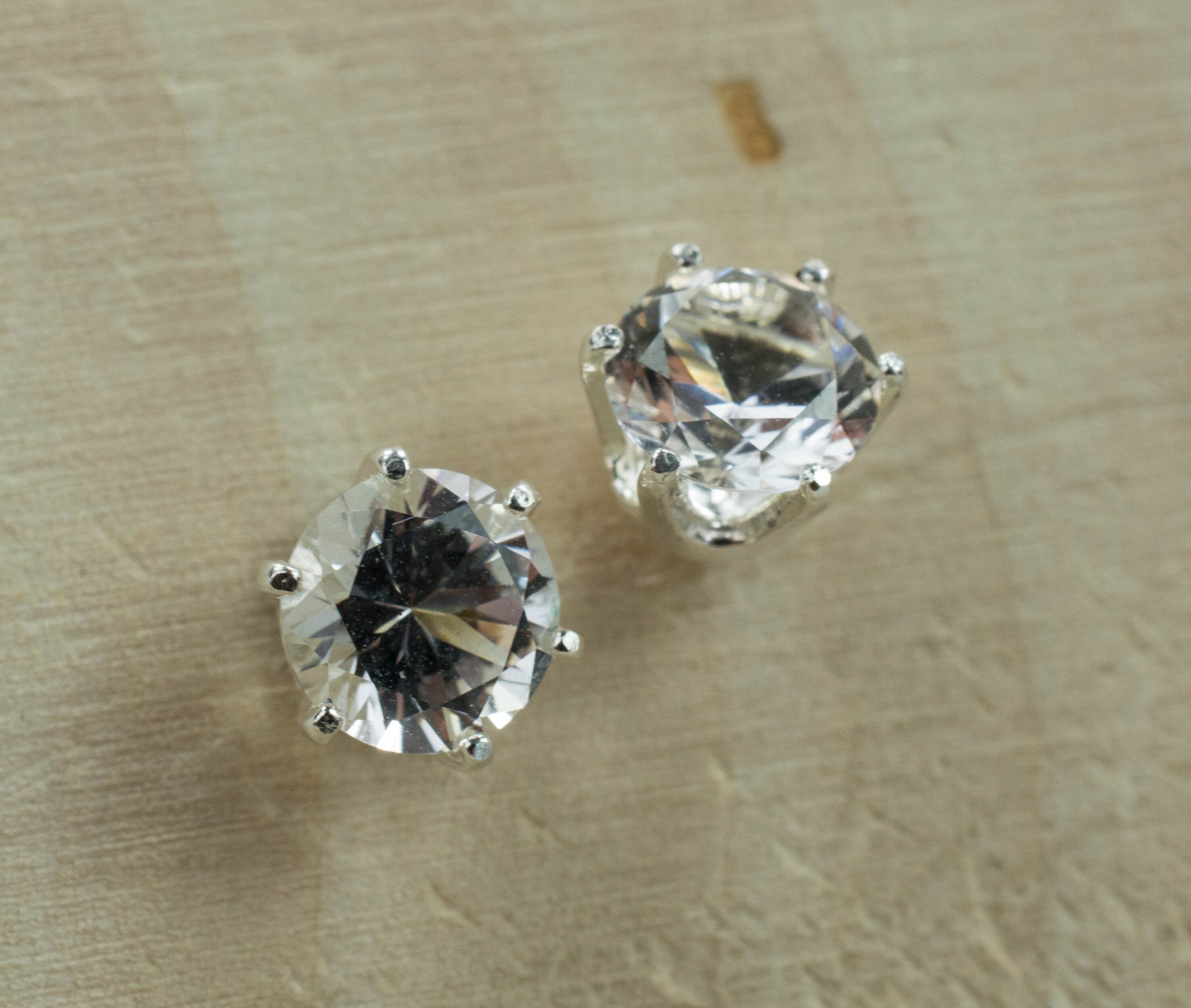 Danburite Earrings; Natural Untreated Mexico Danburite; 1.510cts - Mark Oliver Gems