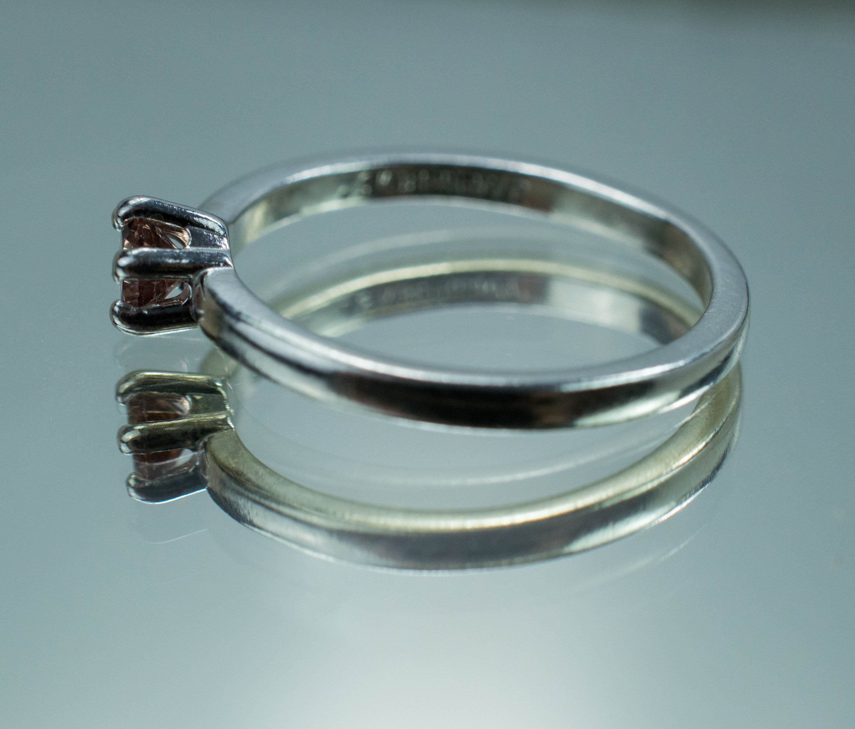 Champagne Garnet Ring, Genuine Untreated Tanzanian Garnet - Mark Oliver Gems