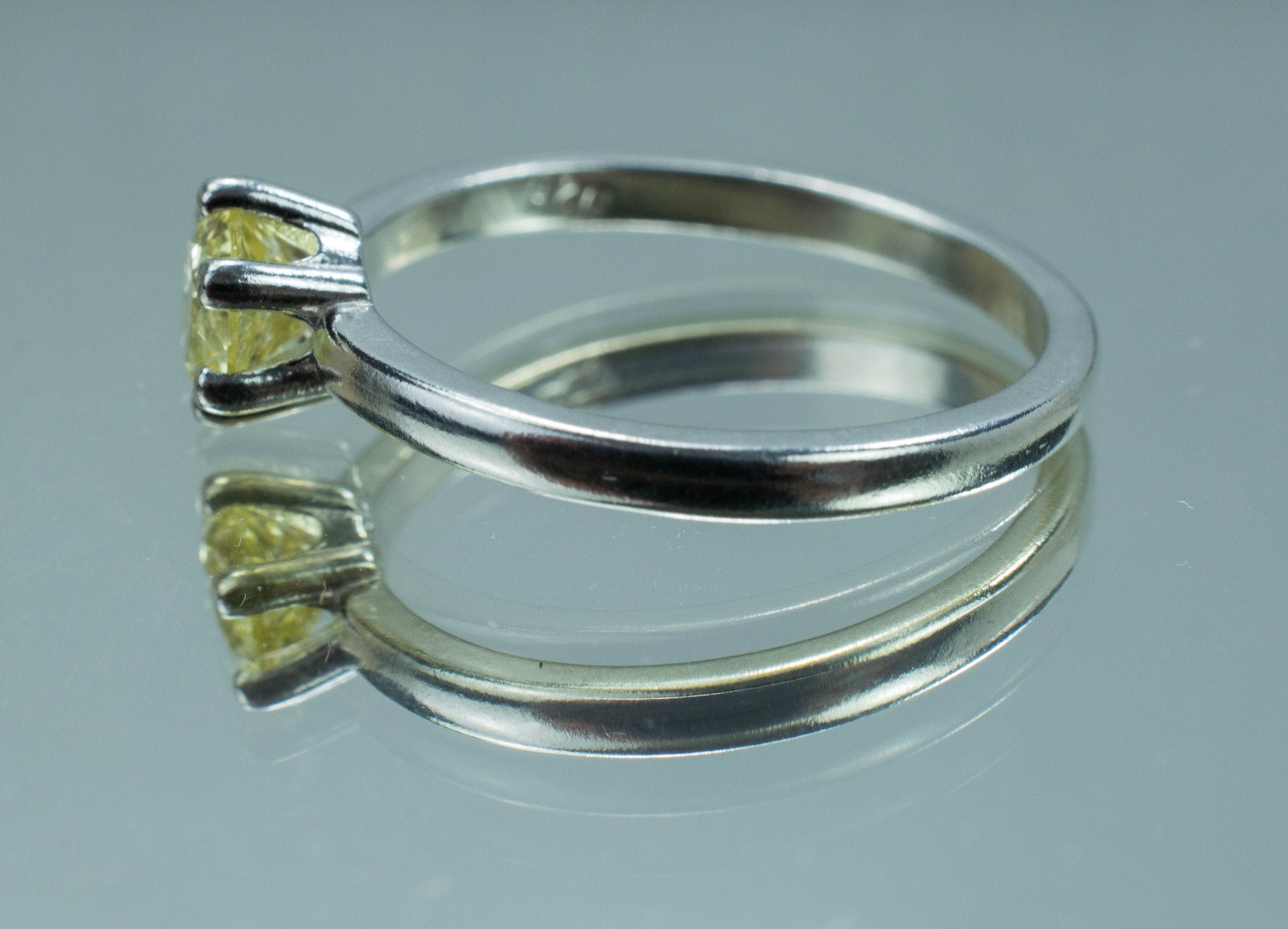 Yellow Danburite Ring; Genuine Untreated Tanzanian Danburite - Mark Oliver Gems