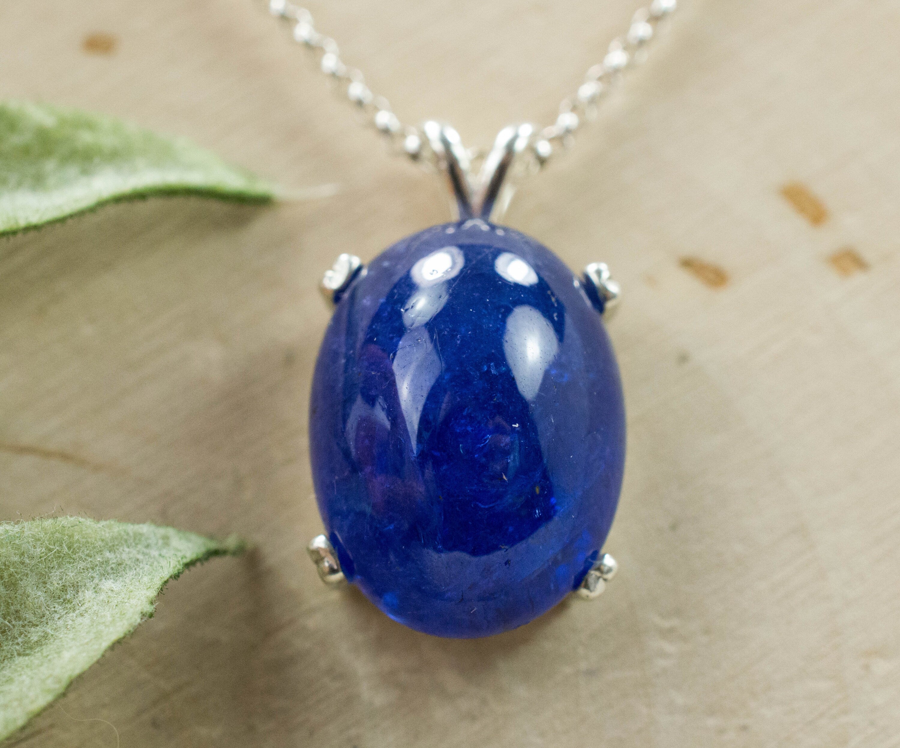 Tanzanite Pendant; Natural Tanzanian Tanzanite; 23.120cts - Mark Oliver Gems