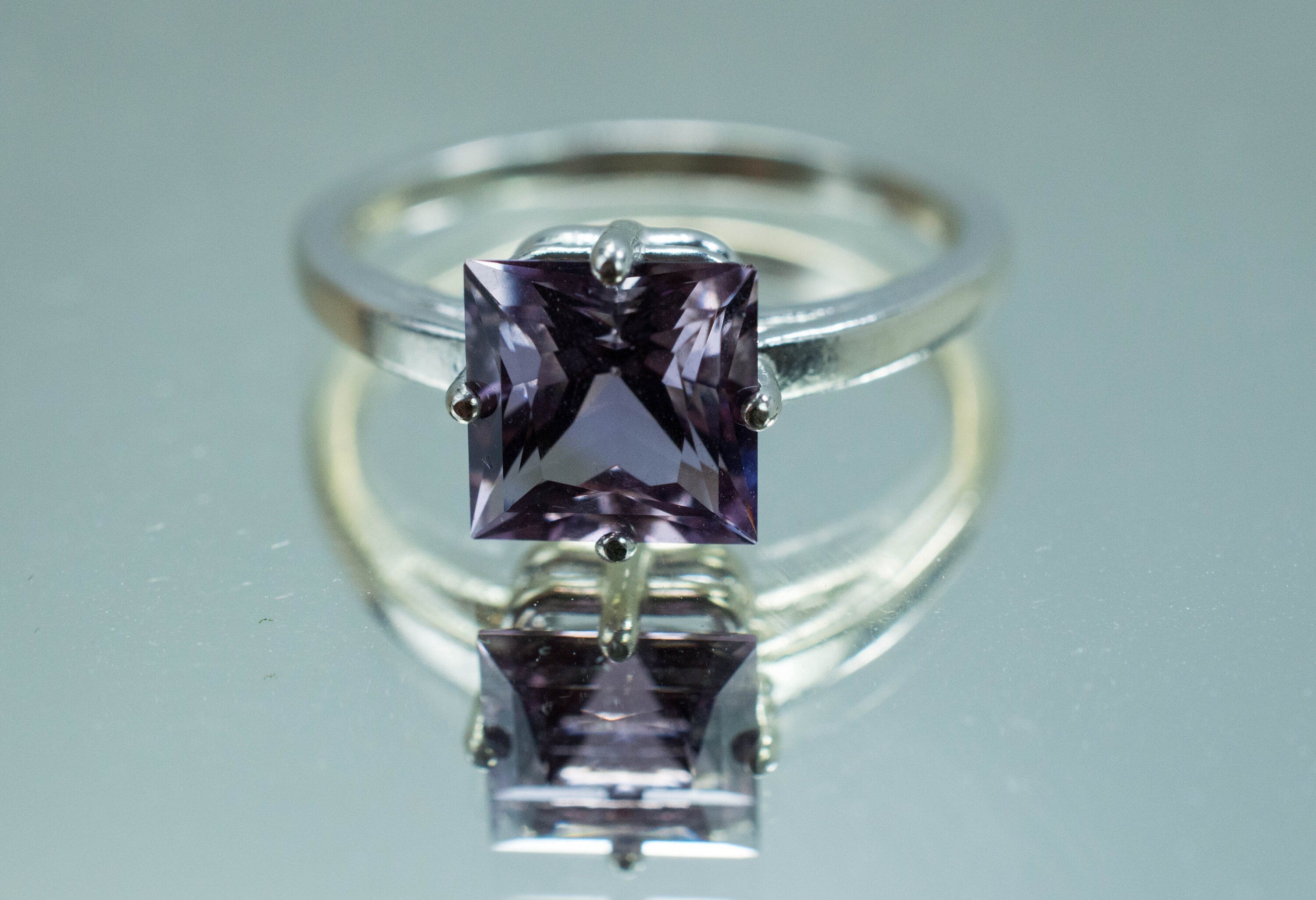 Amethyst Ring, Genuine Untreated Brazil Amethyst - Mark Oliver Gems