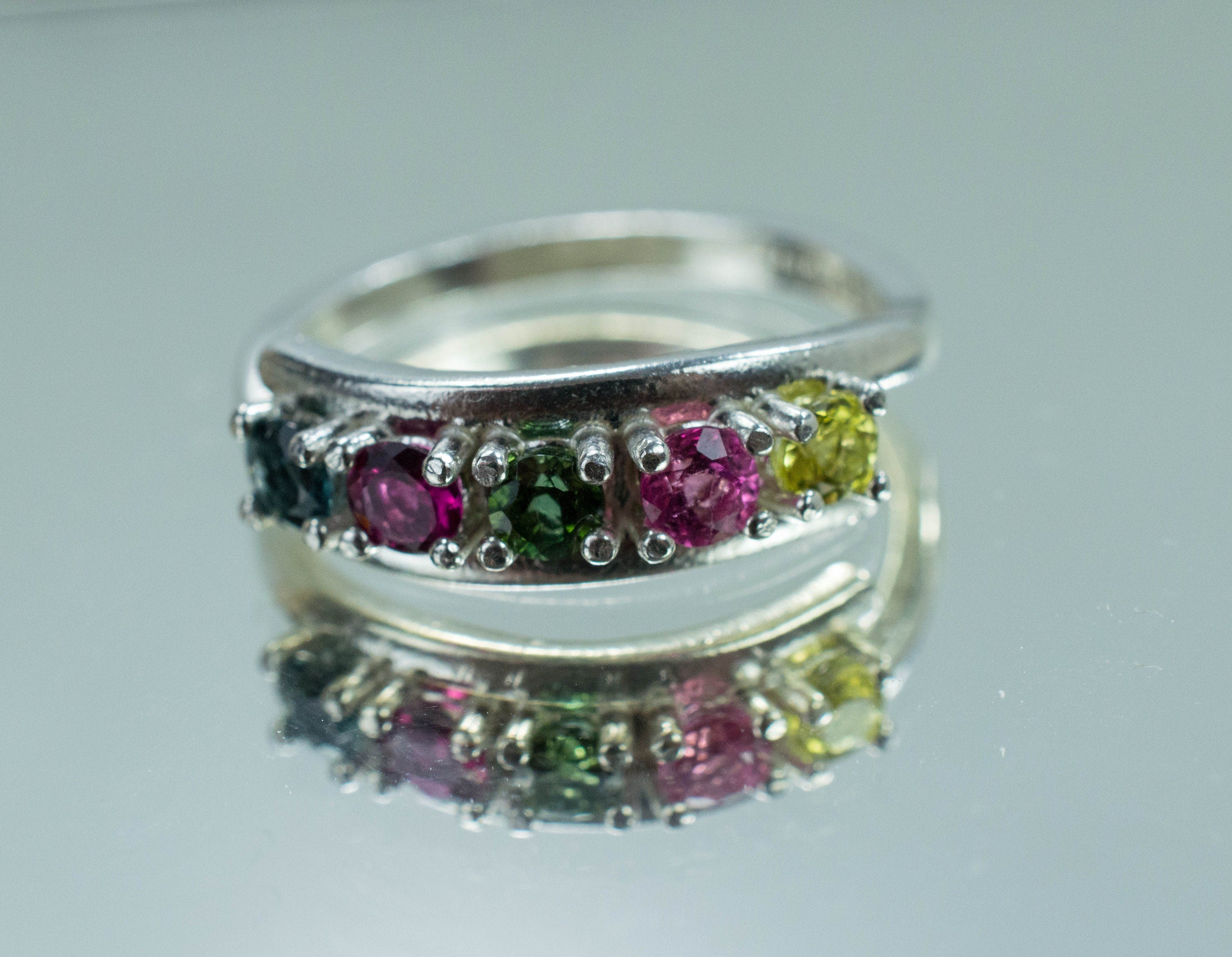 Tourmaline Ring, Genuine Untreated Tourmaline - Mark Oliver Gems