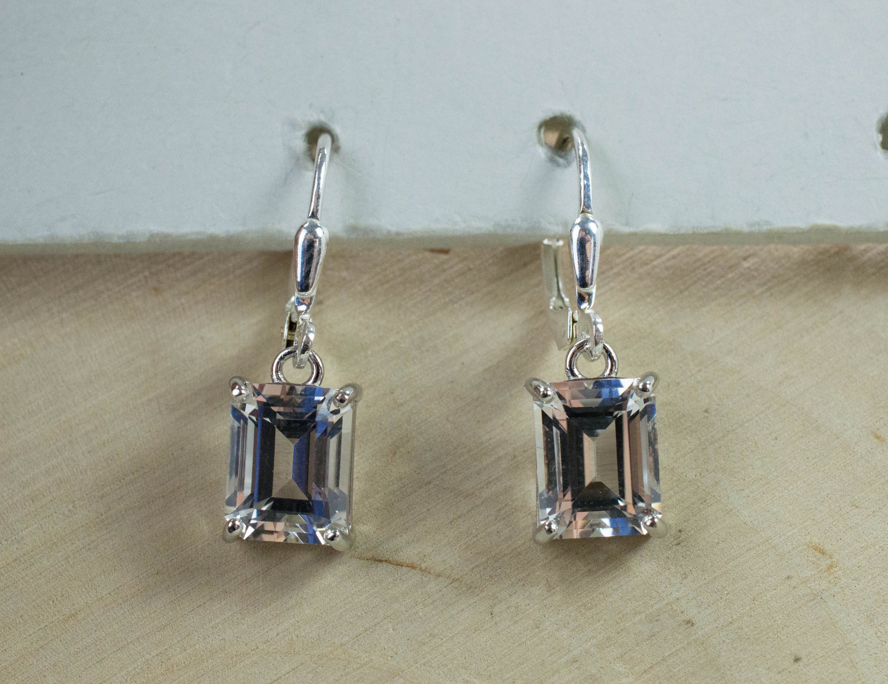 Tanzanian Quartz Earrings, Genuine High Quality Tanzanian Quartz - Mark Oliver Gems