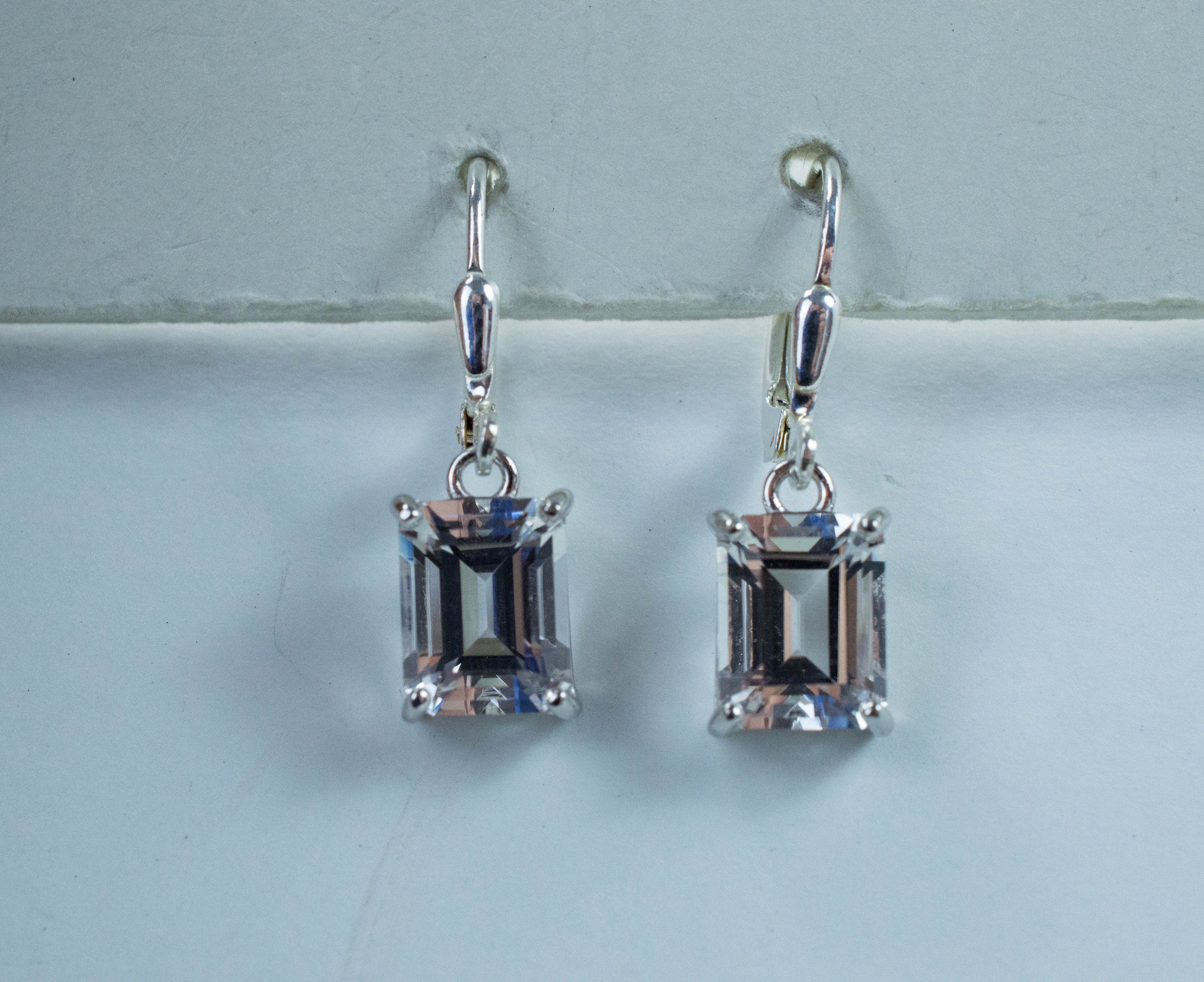 Tanzanian Quartz Earrings, Genuine High Quality Tanzanian Quartz - Mark Oliver Gems