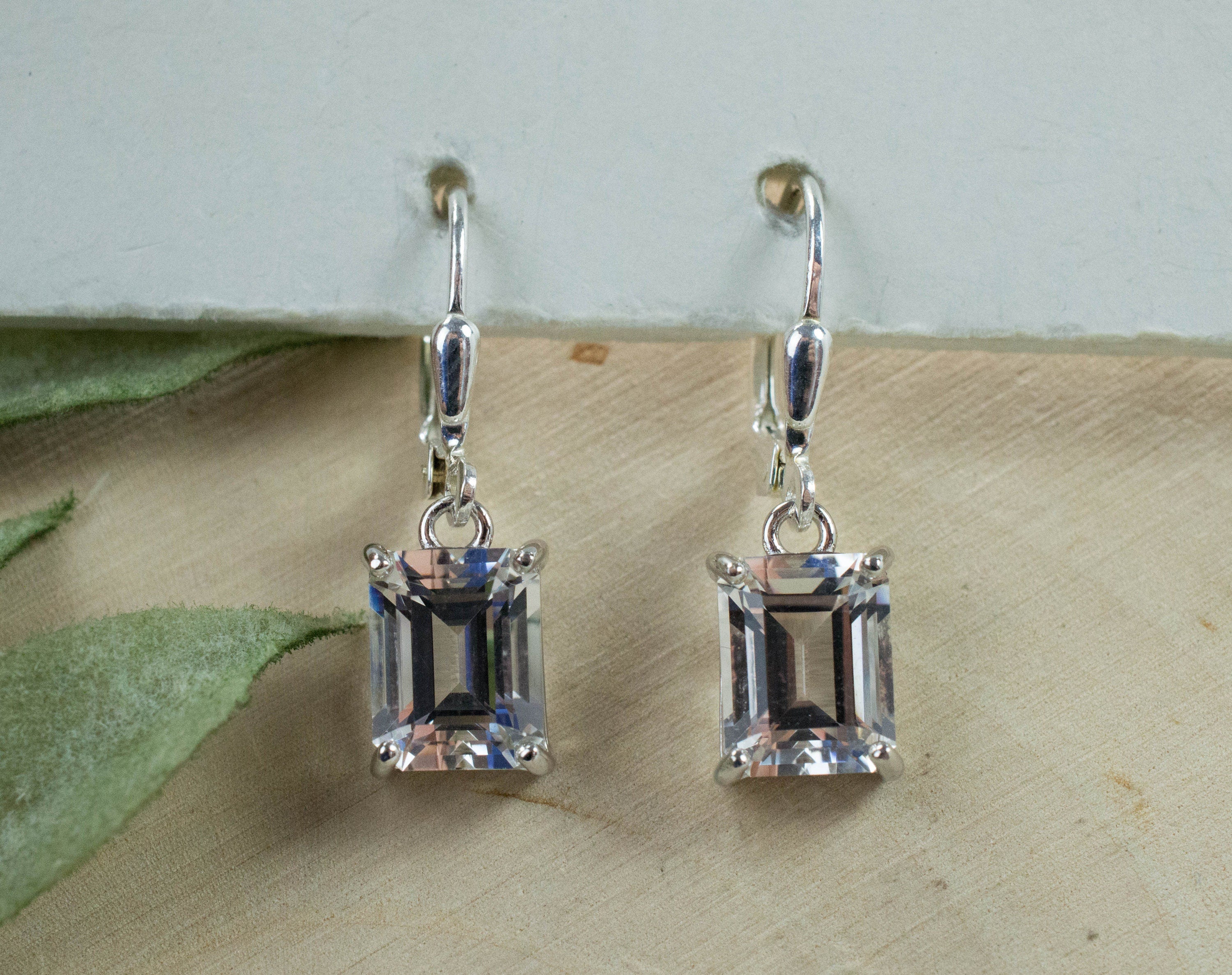 Tanzanian Quartz Earrings, Genuine High Quality Tanzanian Quartz - Mark Oliver Gems
