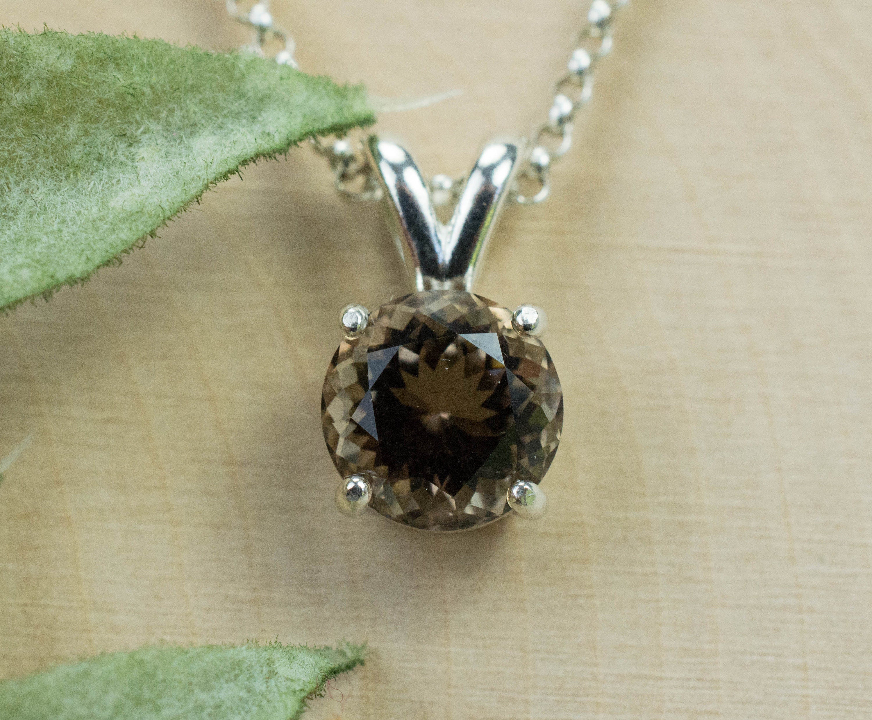 Smoky Quartz Pendant; Natural Untreated USA Smokey Quartz; 1.935cts - Mark Oliver Gems