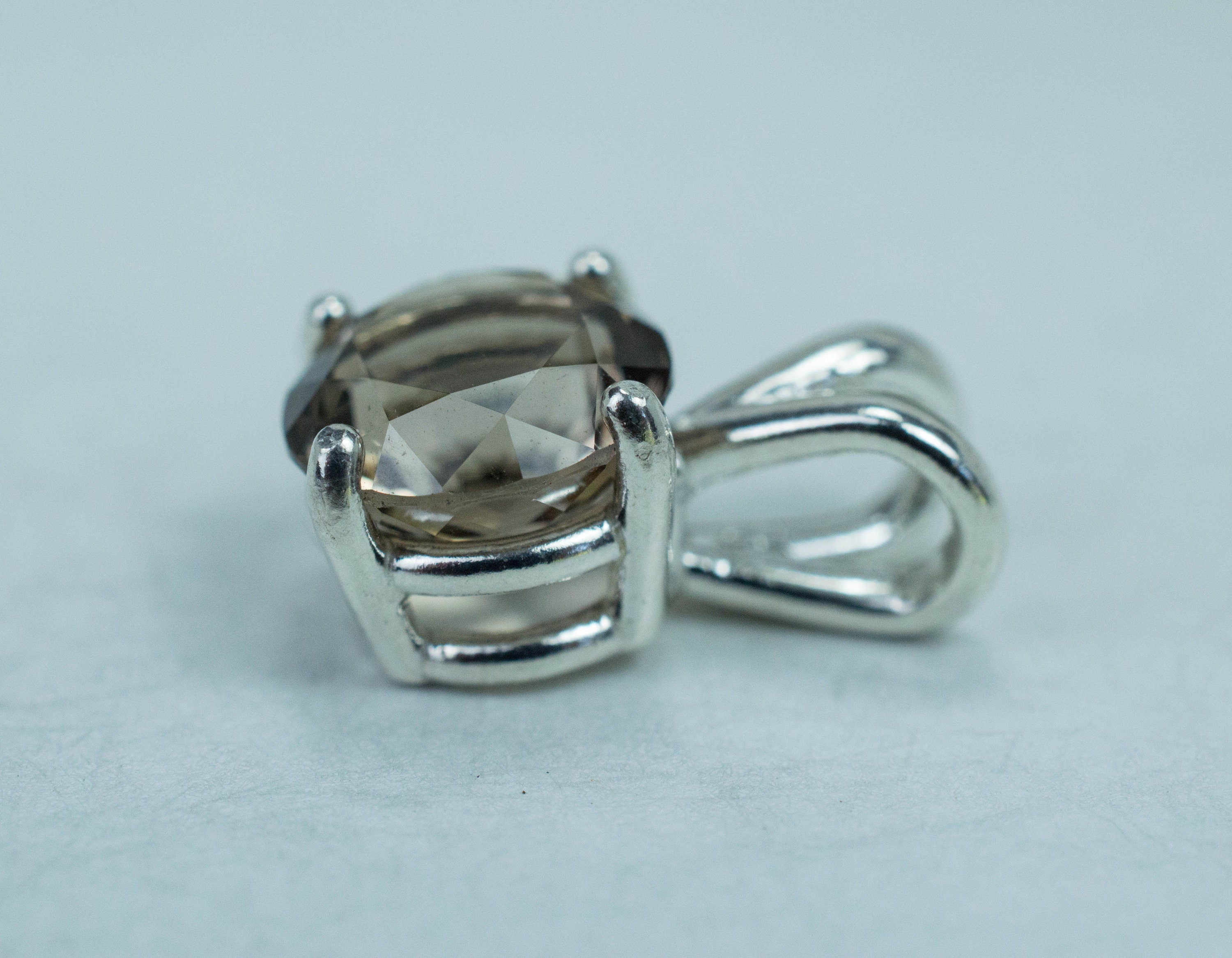 Smoky Quartz Pendant; Natural Untreated USA Smokey Quartz; 1.935cts - Mark Oliver Gems