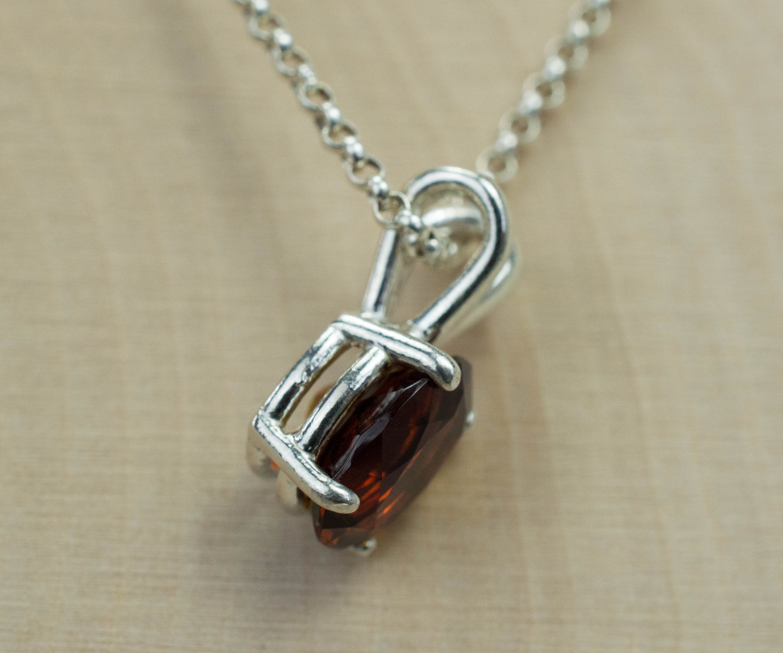 Sunset Tourmaline Pendant; Natural Untreated Tanzanian Tourmaline - Mark Oliver Gems