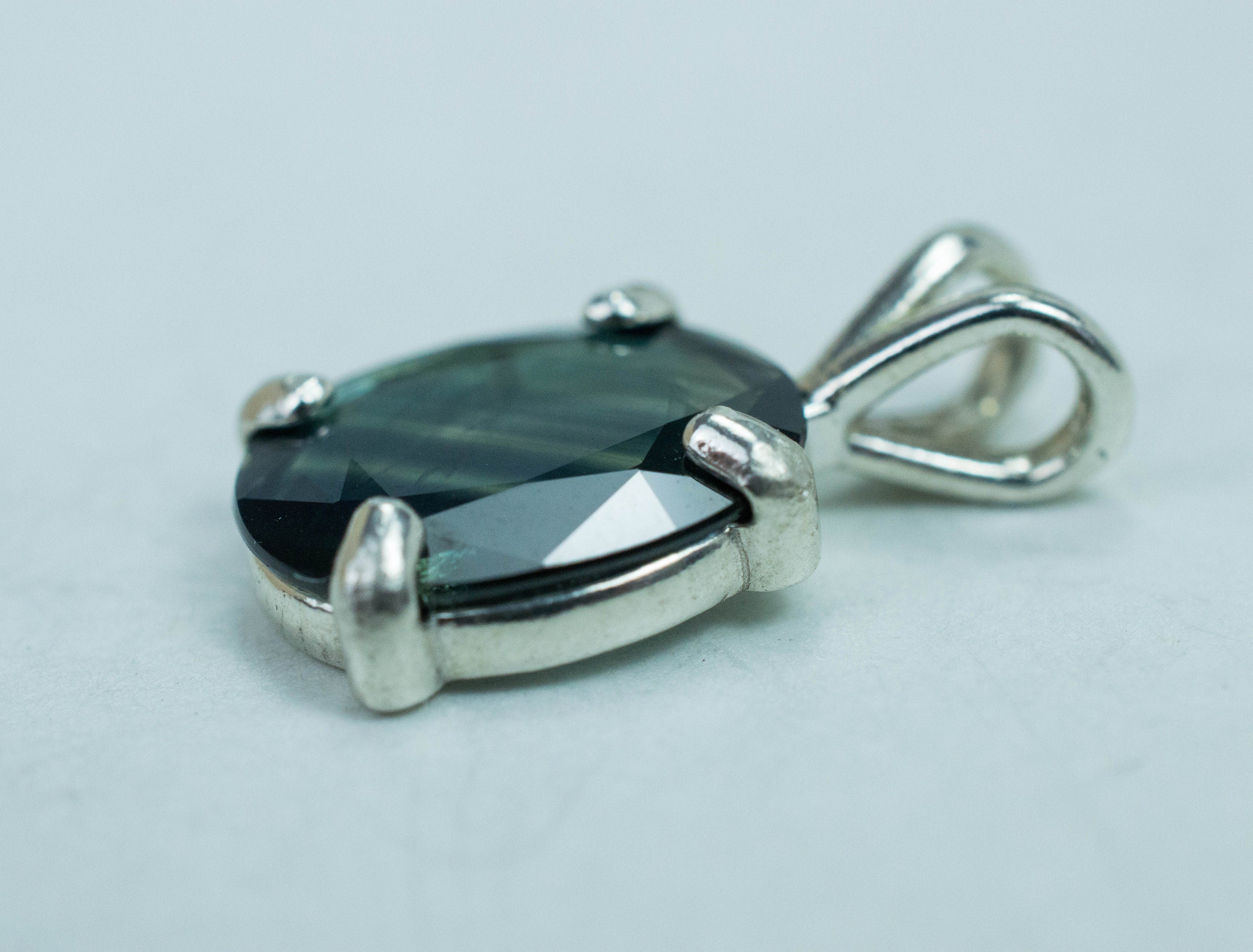 Australian Parti Sapphire Pendant; Genuine Untreated Sapphire; 2.200cts - Mark Oliver Gems