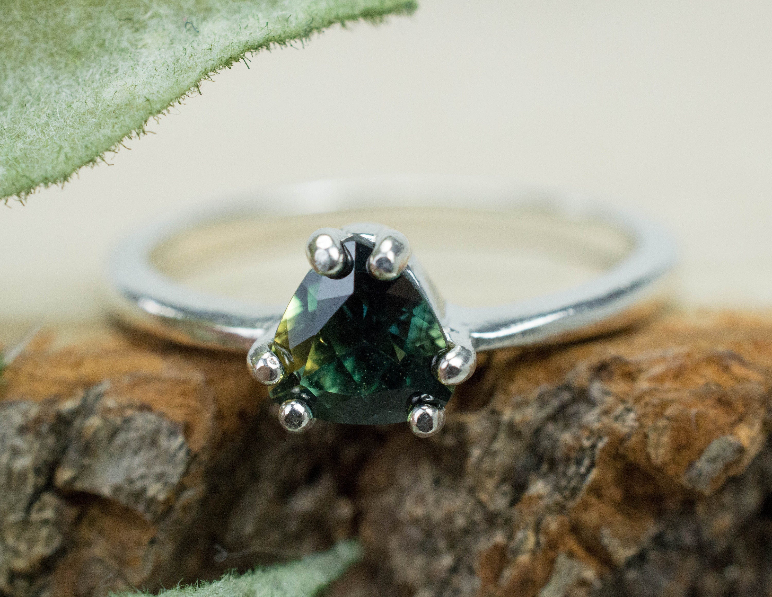 Australian Sapphire Ring, Genuine Parti Sapphire; 0.650cts - Mark Oliver Gems