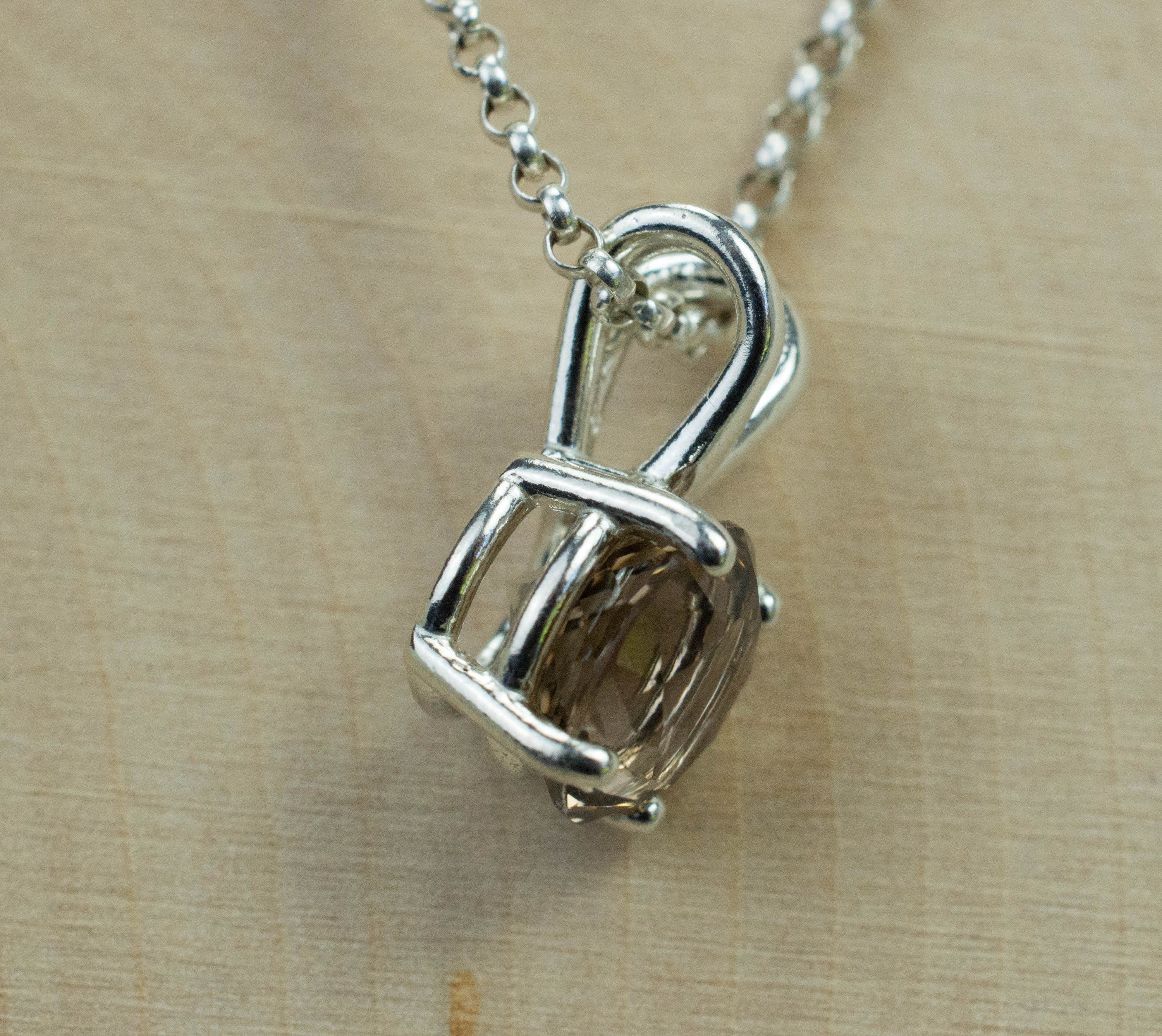 Smoky Quartz Pendant; Natural Untreated USA Smokey Quartz; 1.935cts - Mark Oliver Gems