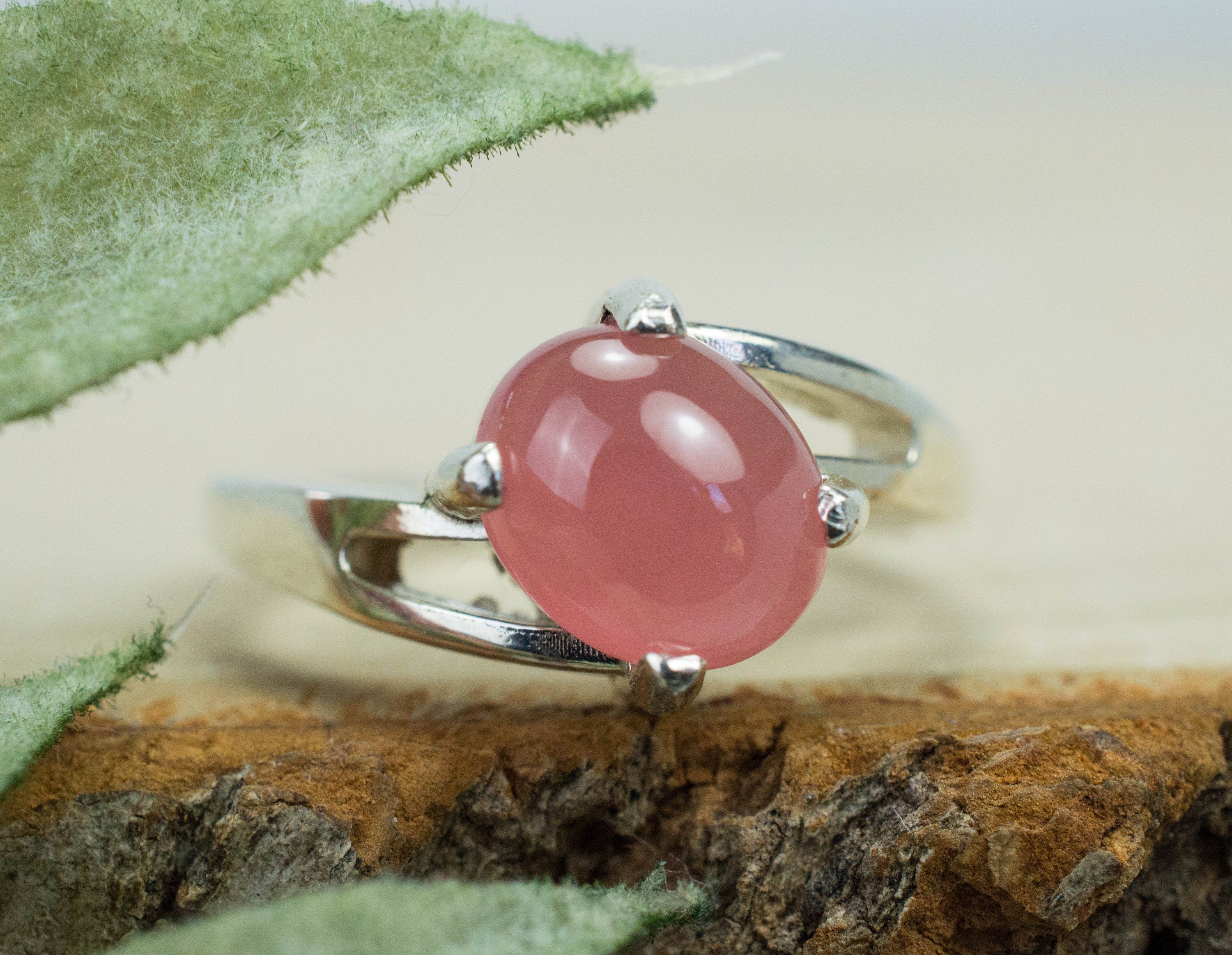 Rhodochrosite Ring, Genuine Untreated Japan Rhodochrosite - Mark Oliver Gems