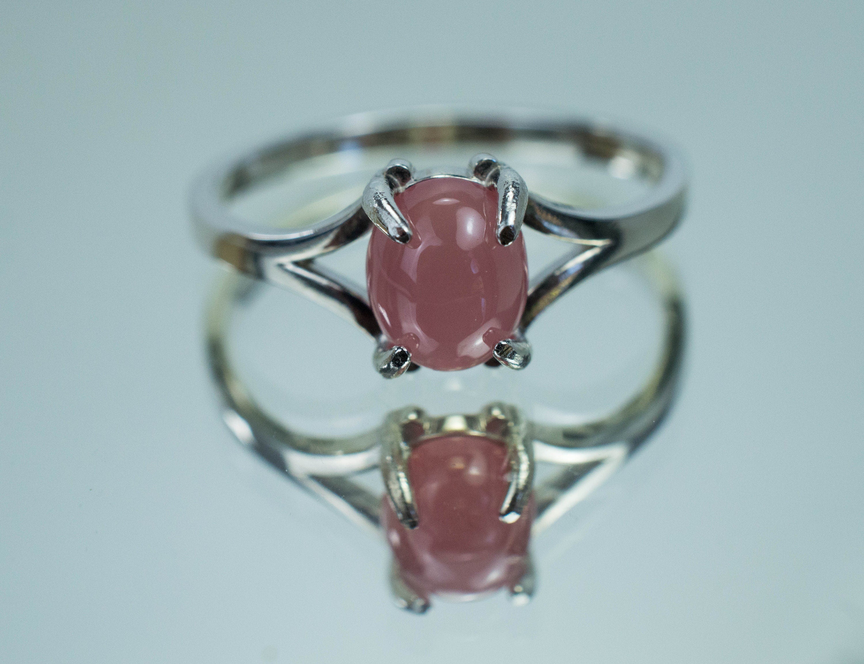 Rhodochrosite Ring, Natural Untreated Japan Rhodochrosite - Mark Oliver Gems