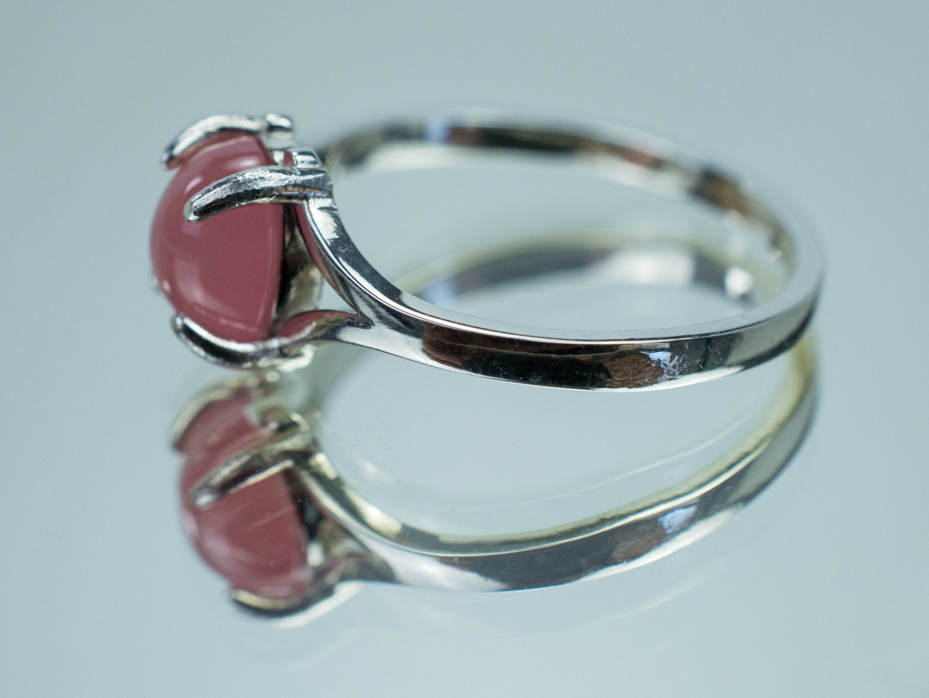 Rhodochrosite Ring, Natural Untreated Japan Rhodochrosite - Mark Oliver Gems