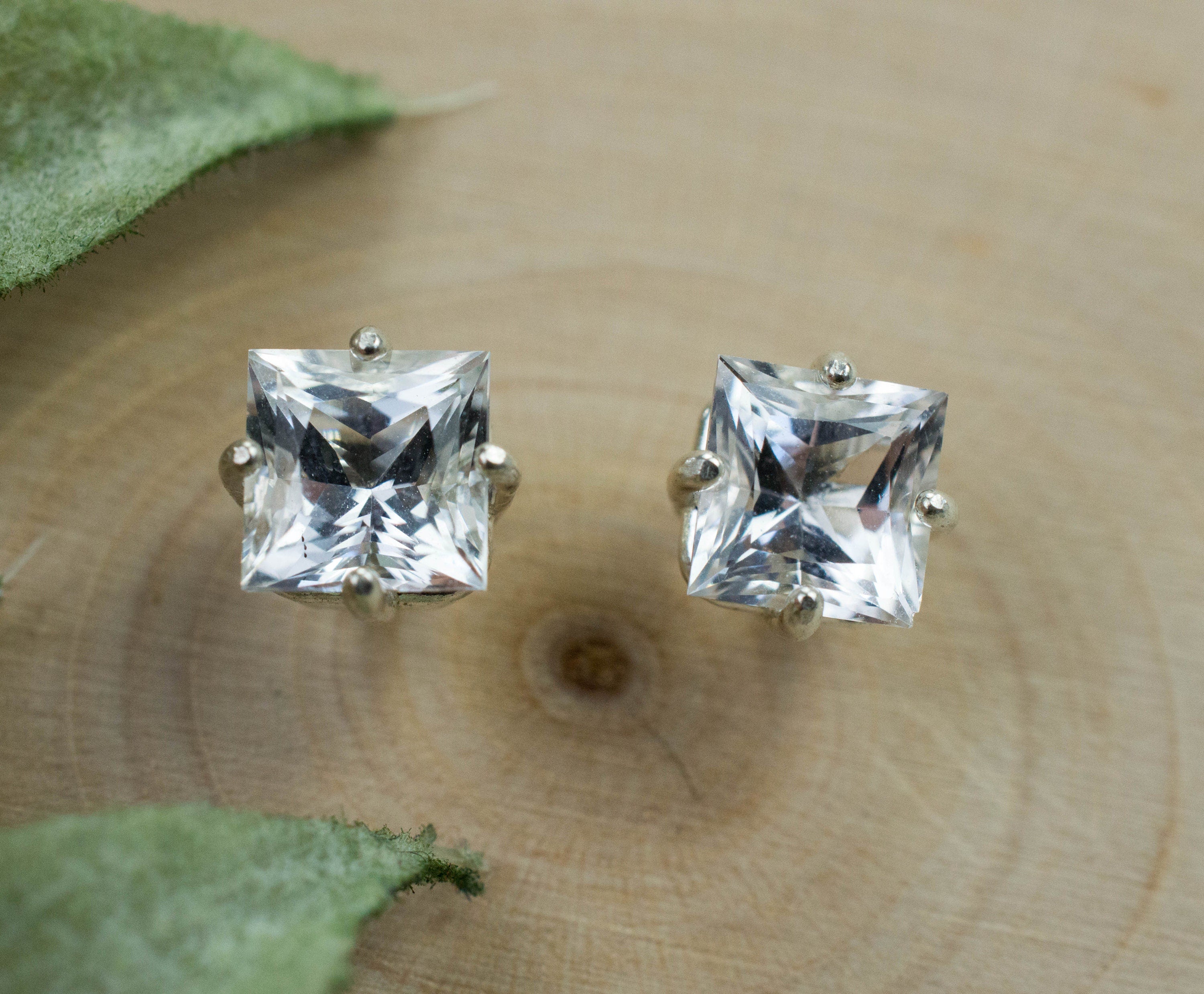 Danburite Earrings; Natural Mexico Mined Danburite; 2.165cts - Mark Oliver Gems