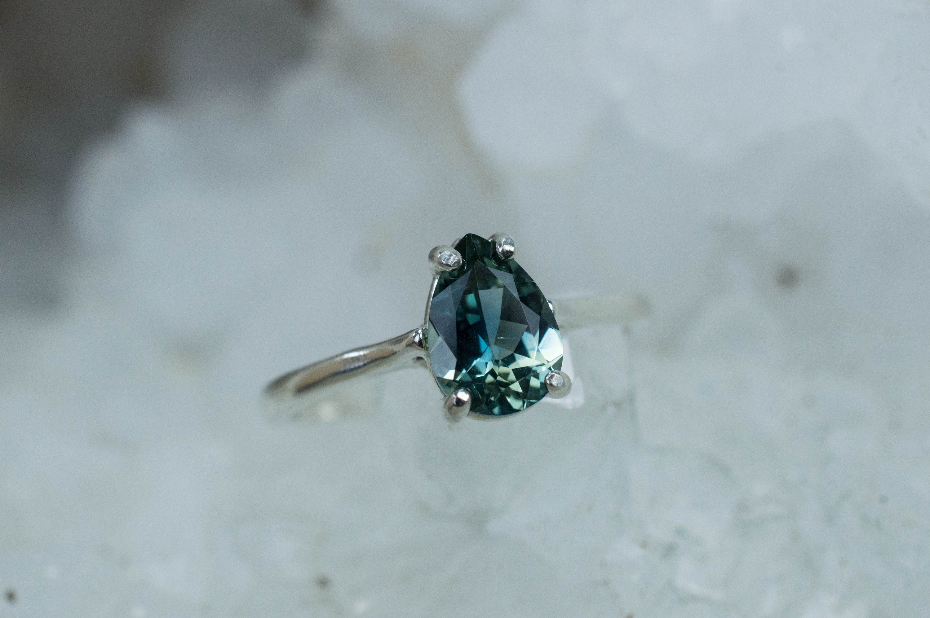 Australian Sapphire Ring, Genuine Parti Sapphire; 1.295cts - Mark Oliver Gems