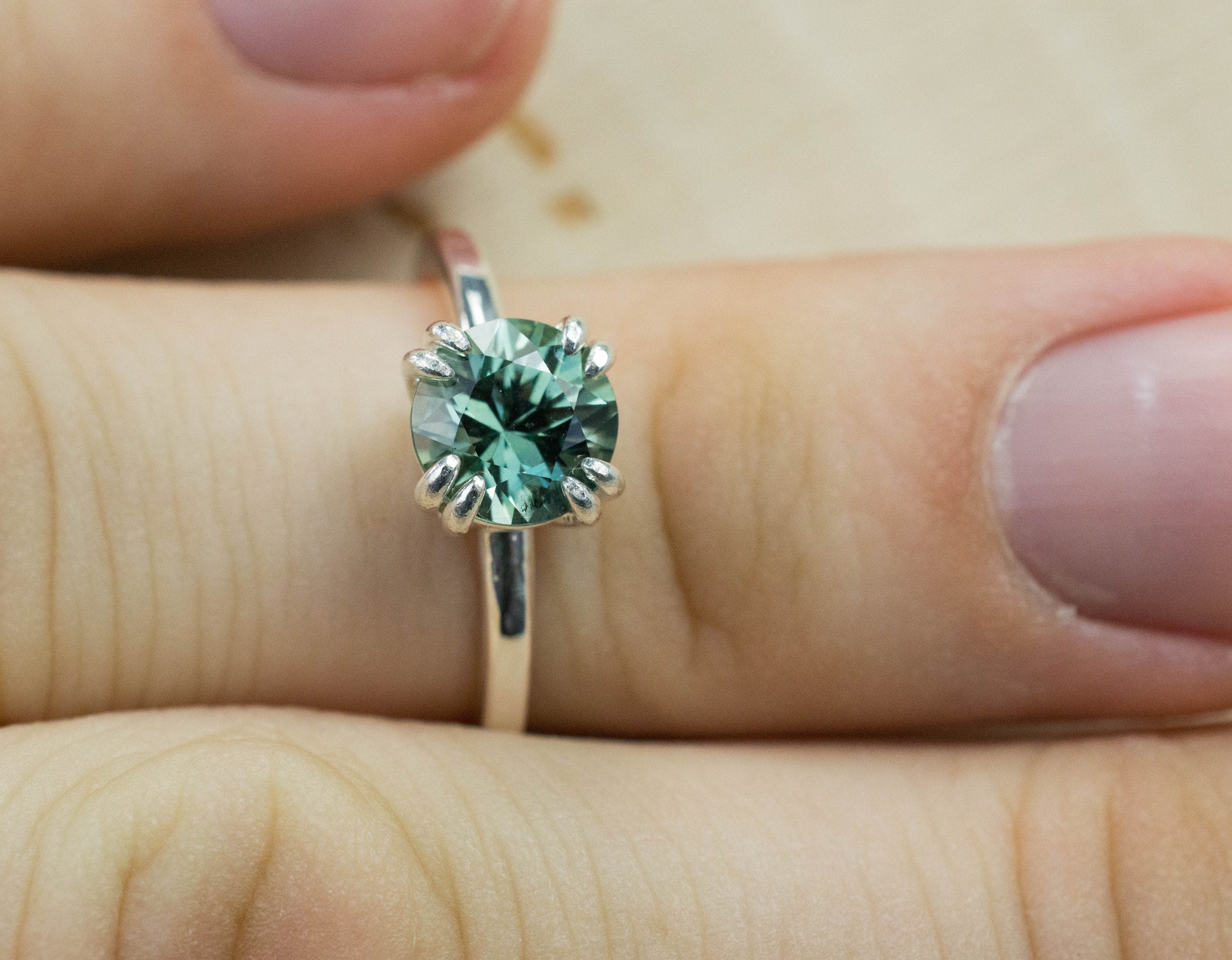 Australian Sapphire Ring, Genuine Parti Sapphire; 1.620cts - Mark Oliver Gems