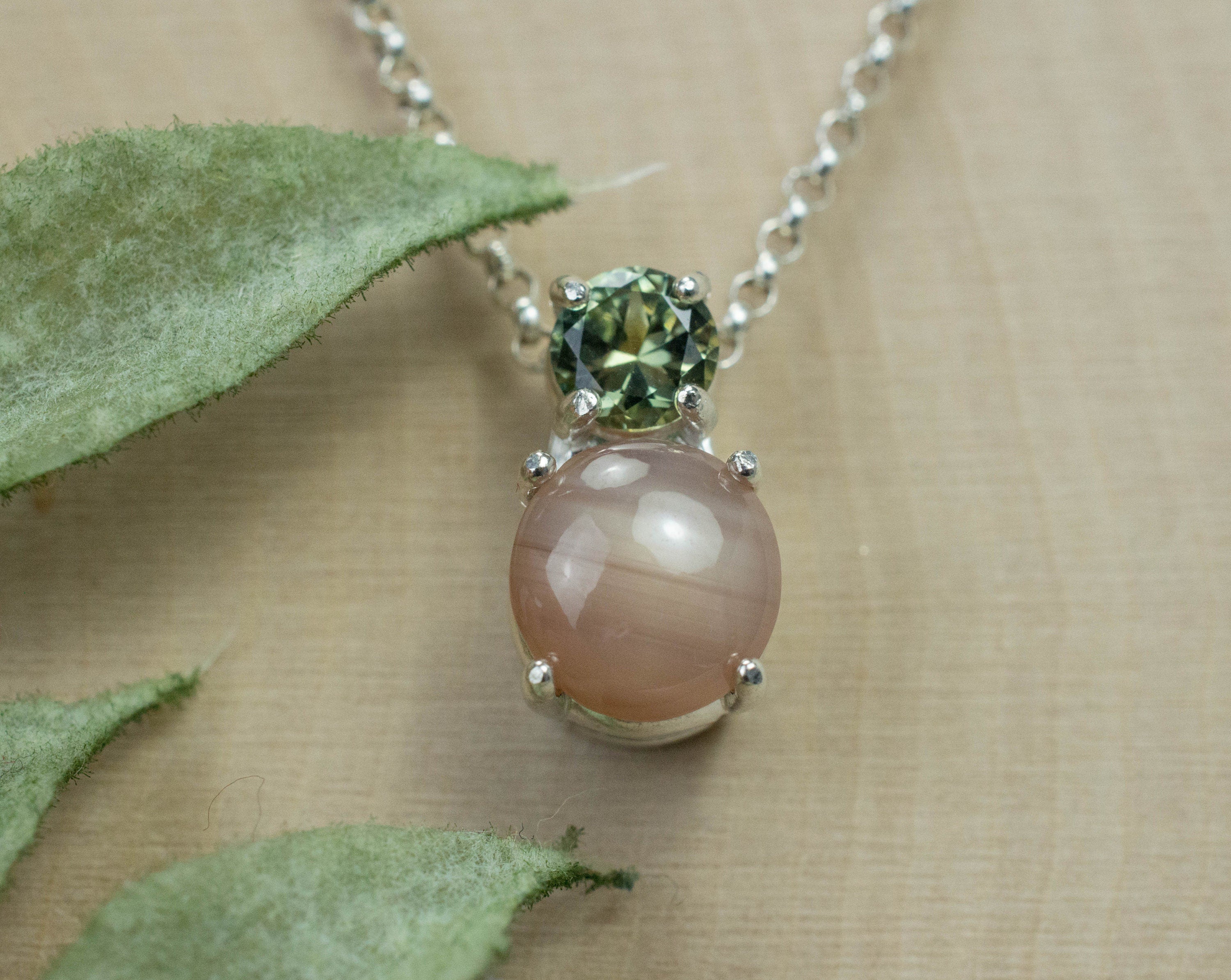 Star Sapphire Pendant; Genuine Untreated Sri Lanka Star Sapphire and Australia Sapphire - Mark Oliver Gems