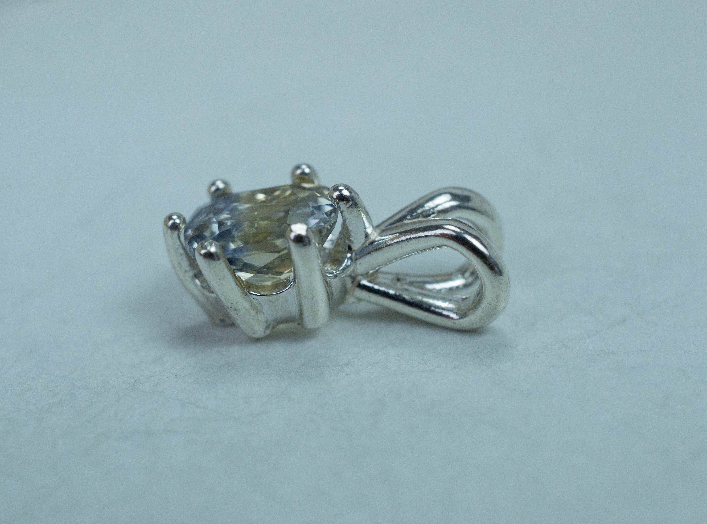 Parti Sapphire Pendant, Genuine Untreated Sri Lanka Sapphire - Mark Oliver Gems