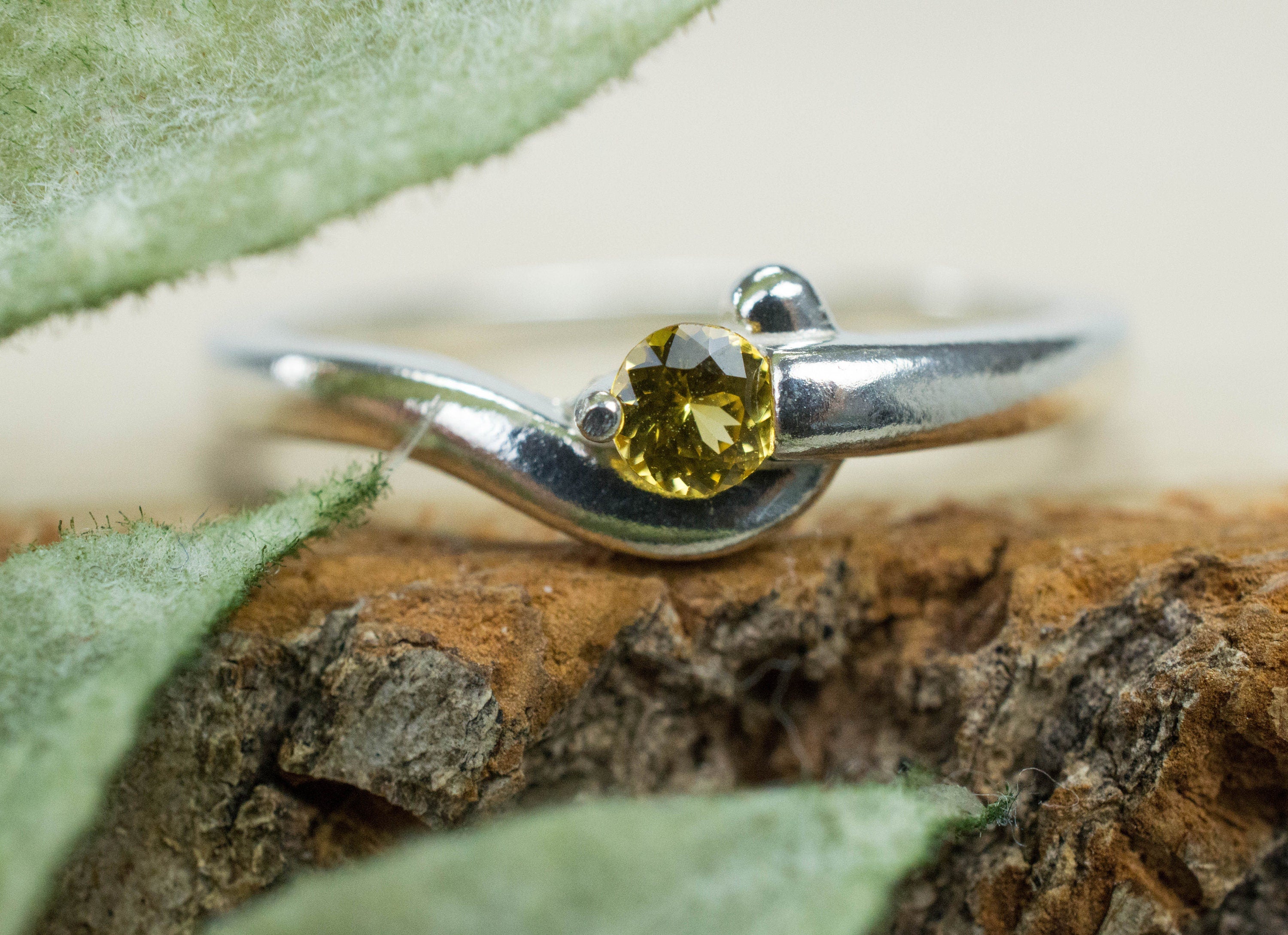 Yellow Sapphire Ring, Genuine Sri Lankan Sapphire - Mark Oliver Gems