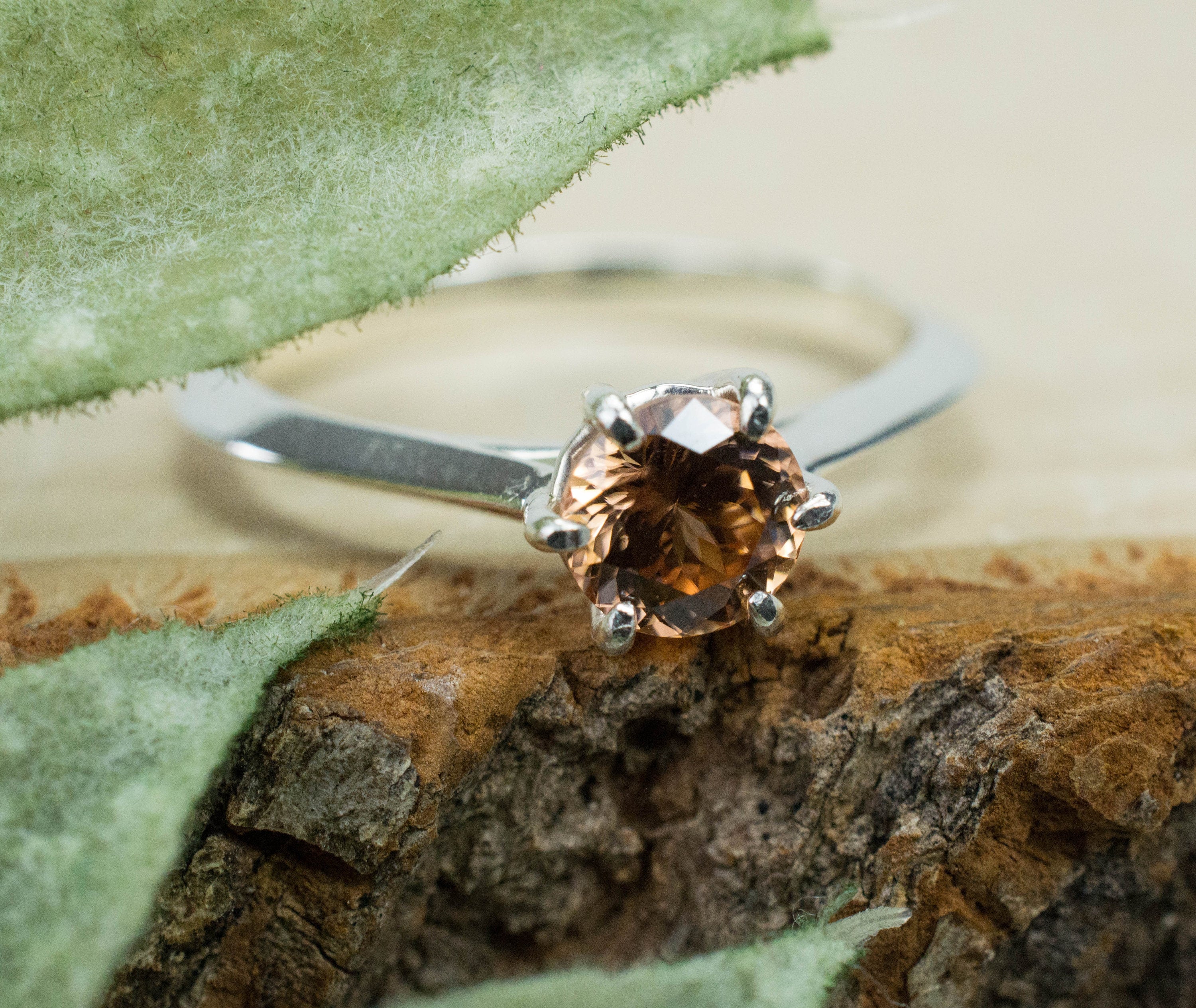 Tunduru Garnet Ring; Genuine Untreated Tanzania Garnet; 1.010cts - Mark Oliver Gems