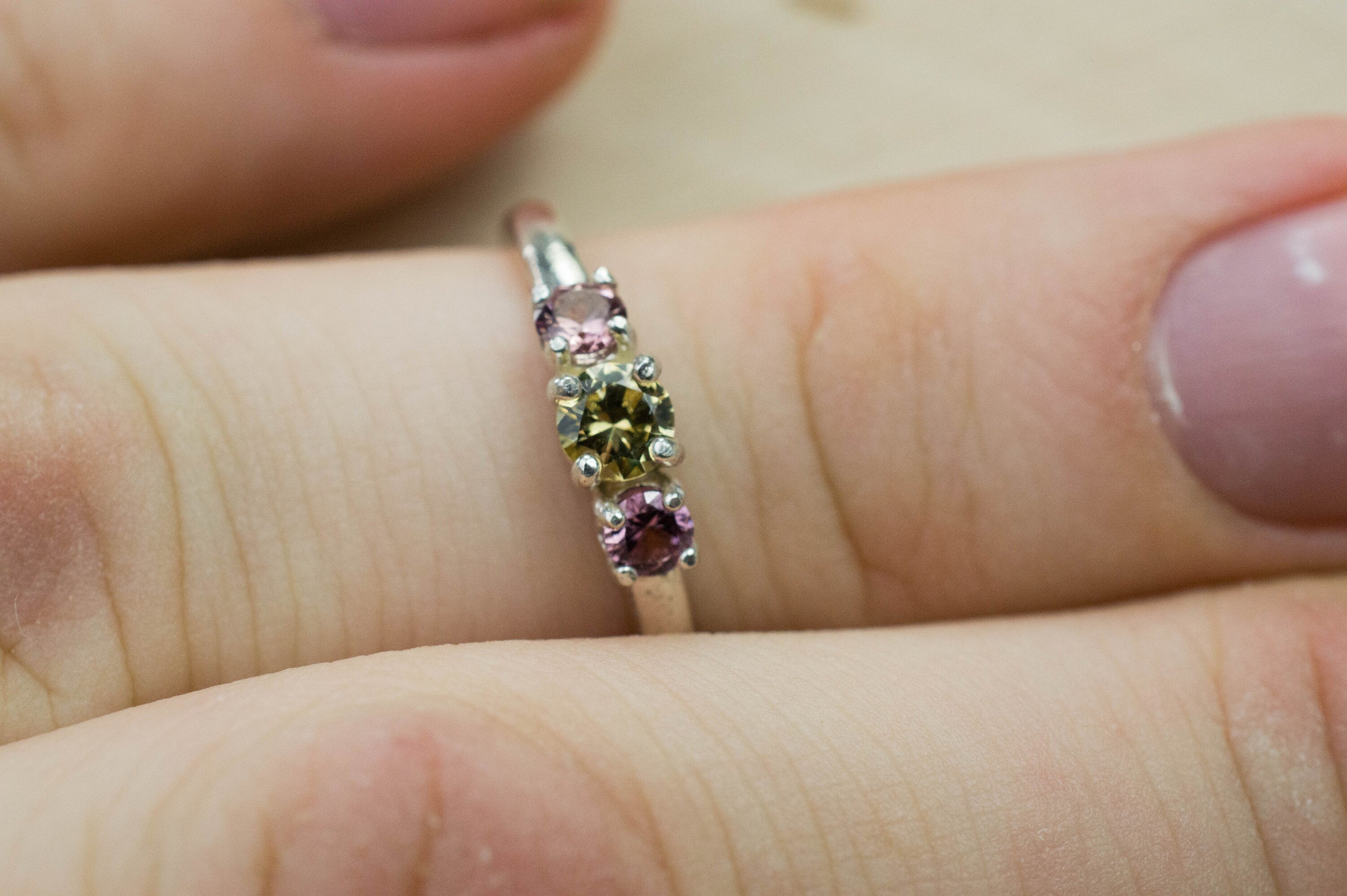Tunduru Garnet Ring; Natural Untreated Tanzania Garnets; 0.480cts - Mark Oliver Gems