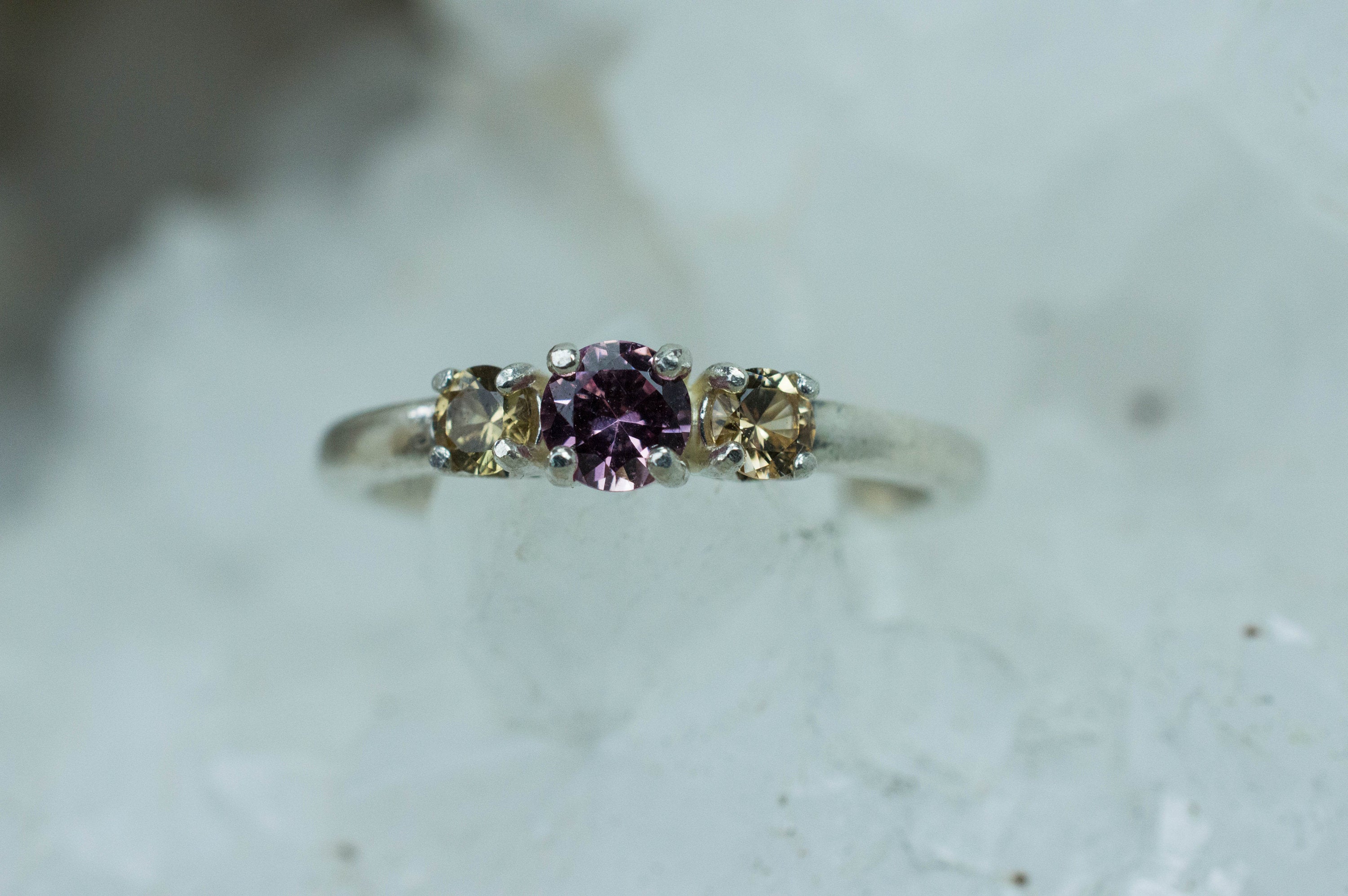 Tunduru Garnet Ring; Natural Untreated Tanzania Garnets; 0.500cts - Mark Oliver Gems