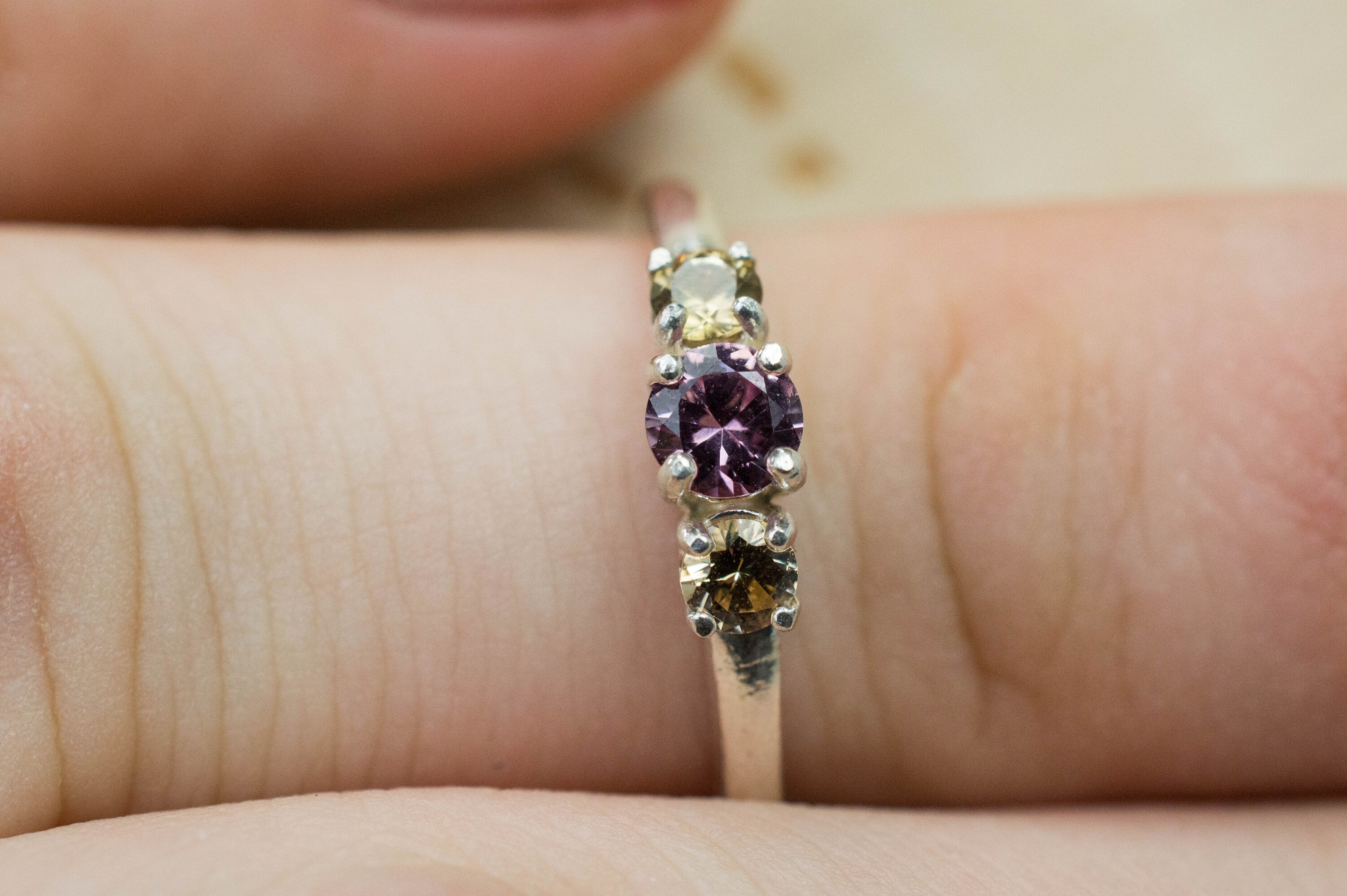Tunduru Garnet Ring; Natural Untreated Tanzania Garnets; 0.500cts - Mark Oliver Gems