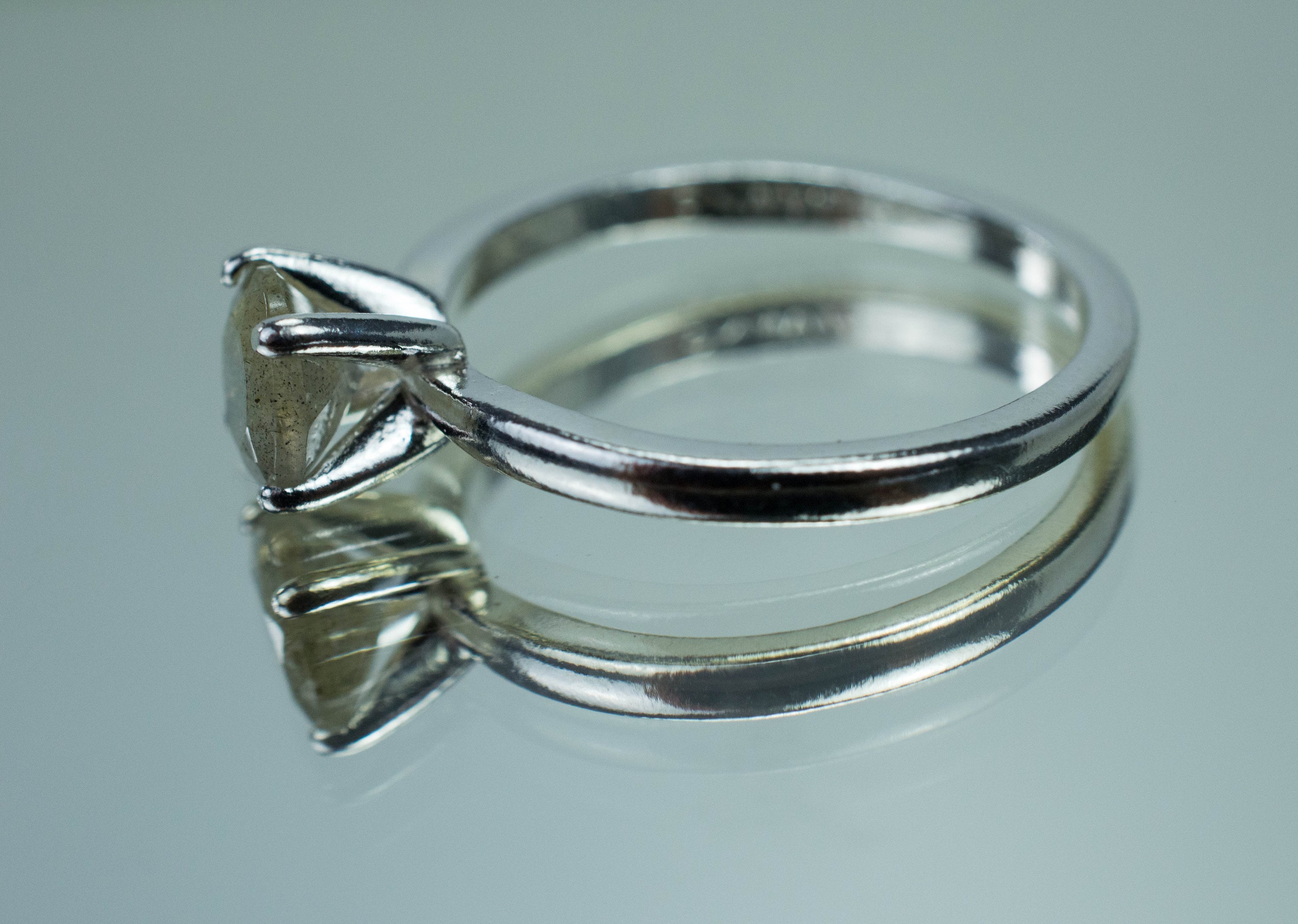 Labradorite Ring, Natural Untreated Madagascar Labradorite - Mark Oliver Gems