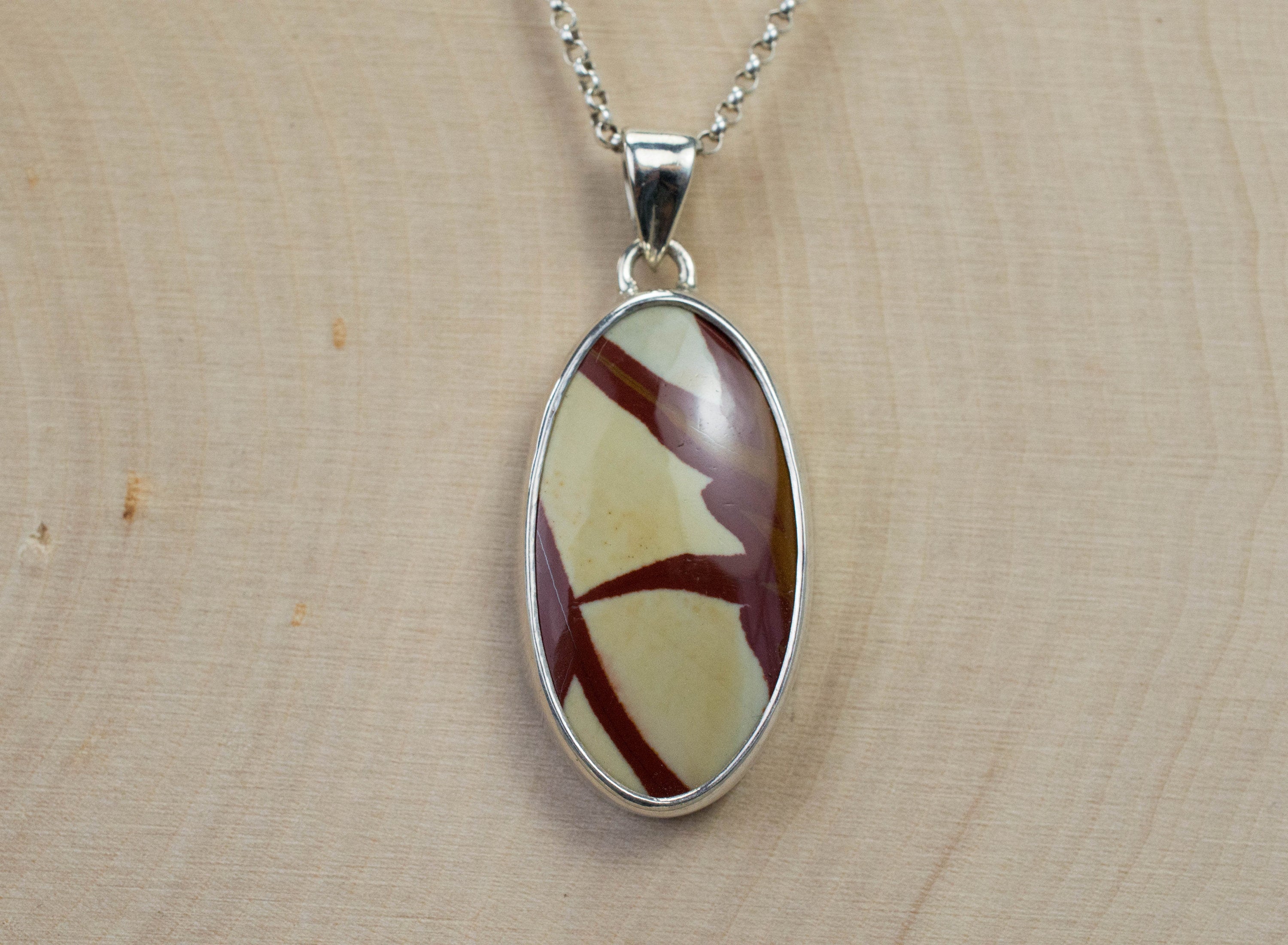 Owhyee Agate Pendant, Natural Untreated Oregon Agate - Mark Oliver Gems