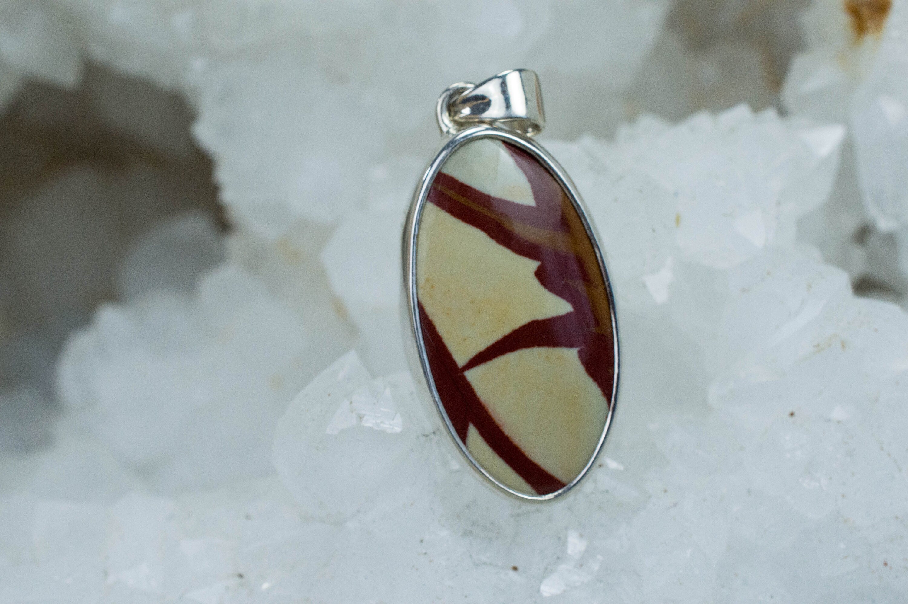 Owhyee Agate Pendant, Natural Untreated Oregon Agate - Mark Oliver Gems