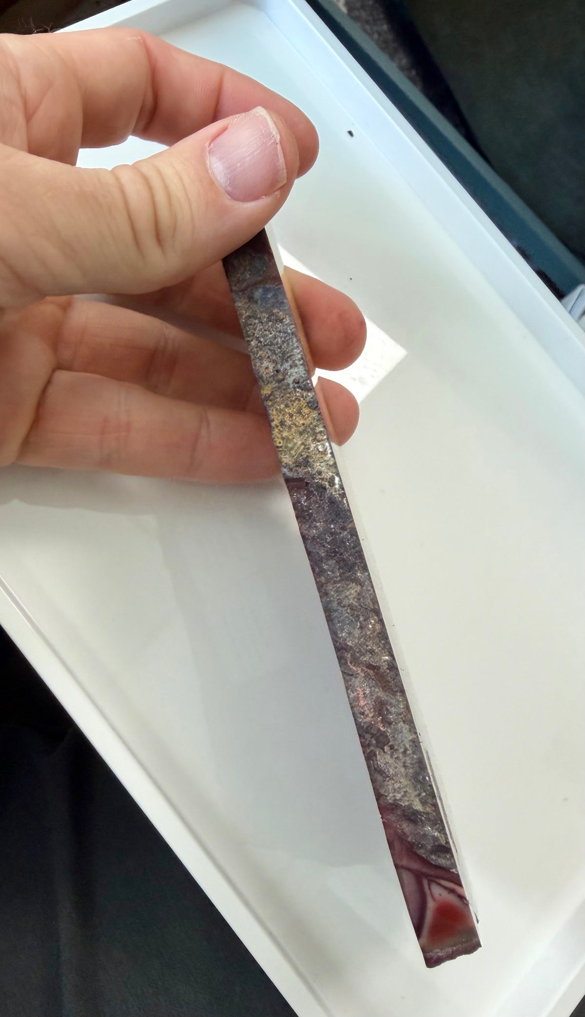 Mookaite Jasper Slab from Australia; 199.29 grams