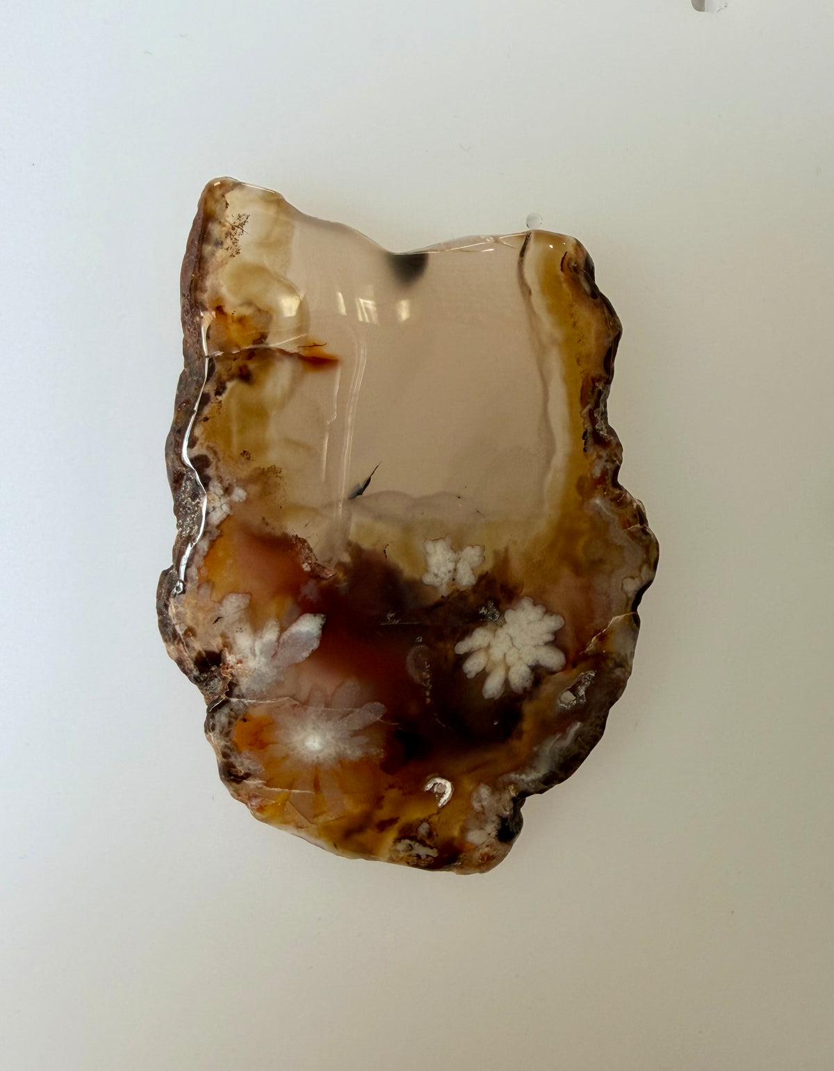 Pierre précieuse d'améthyste ; Améthyste d'Uruguay naturelle non traitée, 4,545 cts 