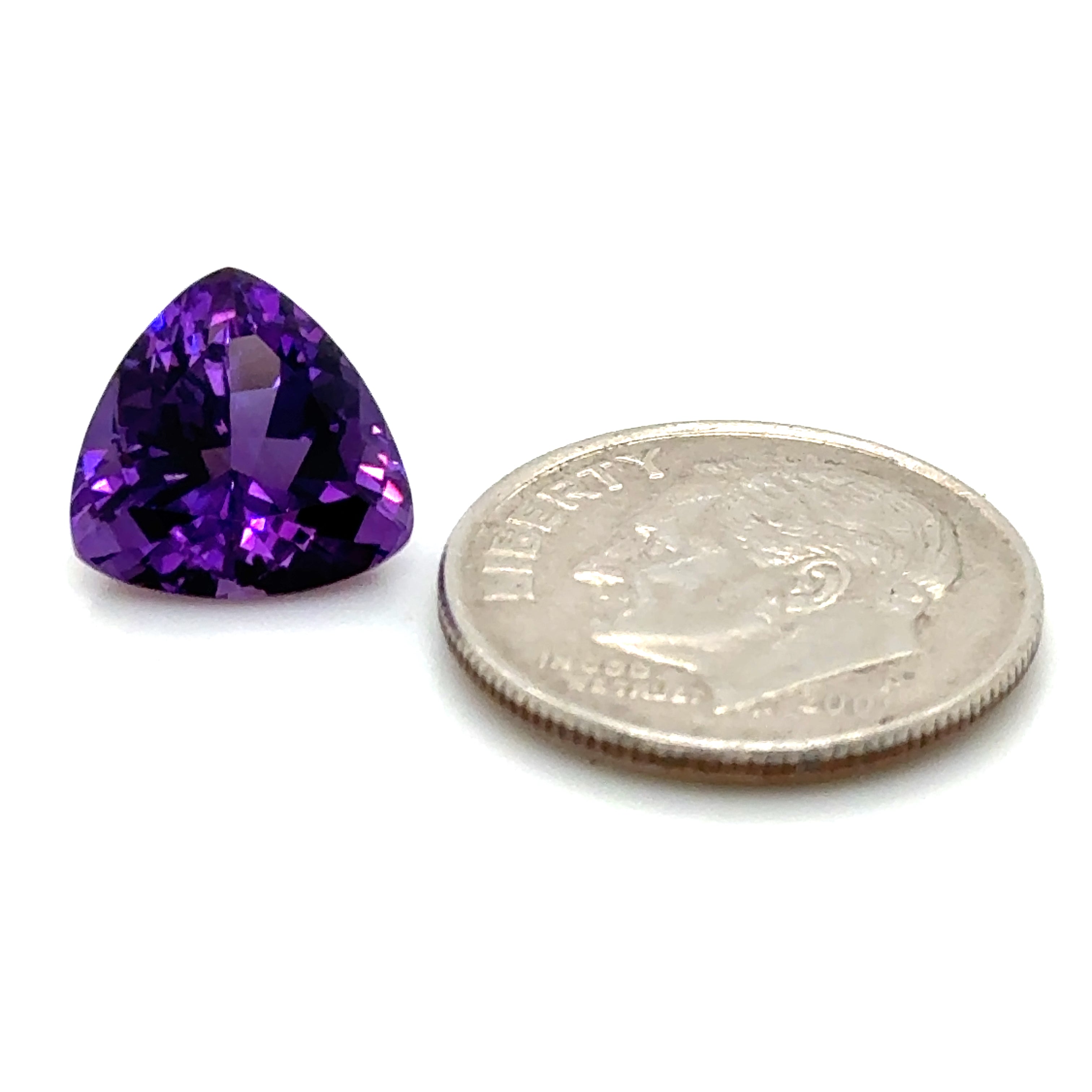 Amethyst Gemstone; Natural Untreated Uruguay Amethyst, 3.135cts - Mark Oliver Gems