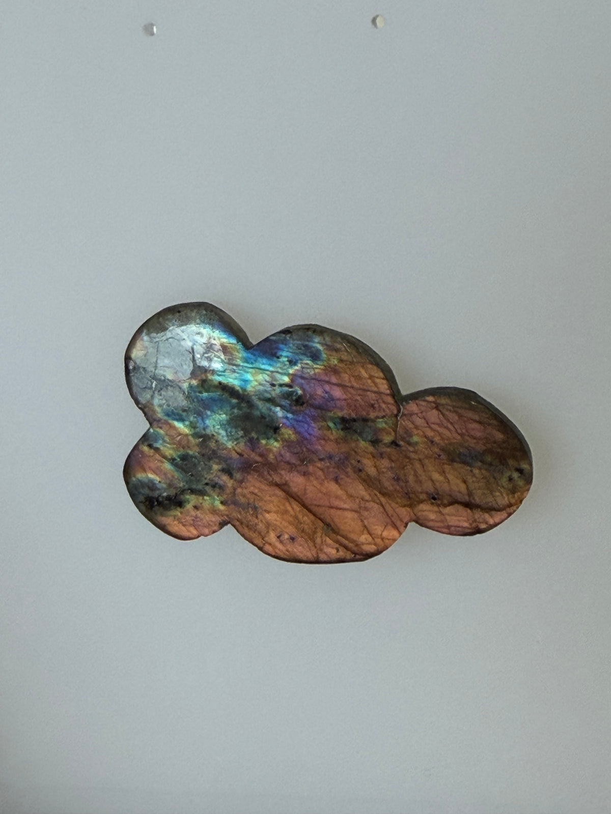 Labradorite Cabochon; Natural Untreated Madagascar Labradorite; 44.955cts - Mark Oliver Gems