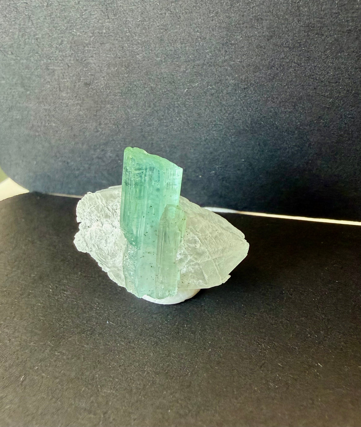 Tourmaline Quartz Crystal; Natural Untreated Afghanistan Raw Tourmaline; 30.225cts