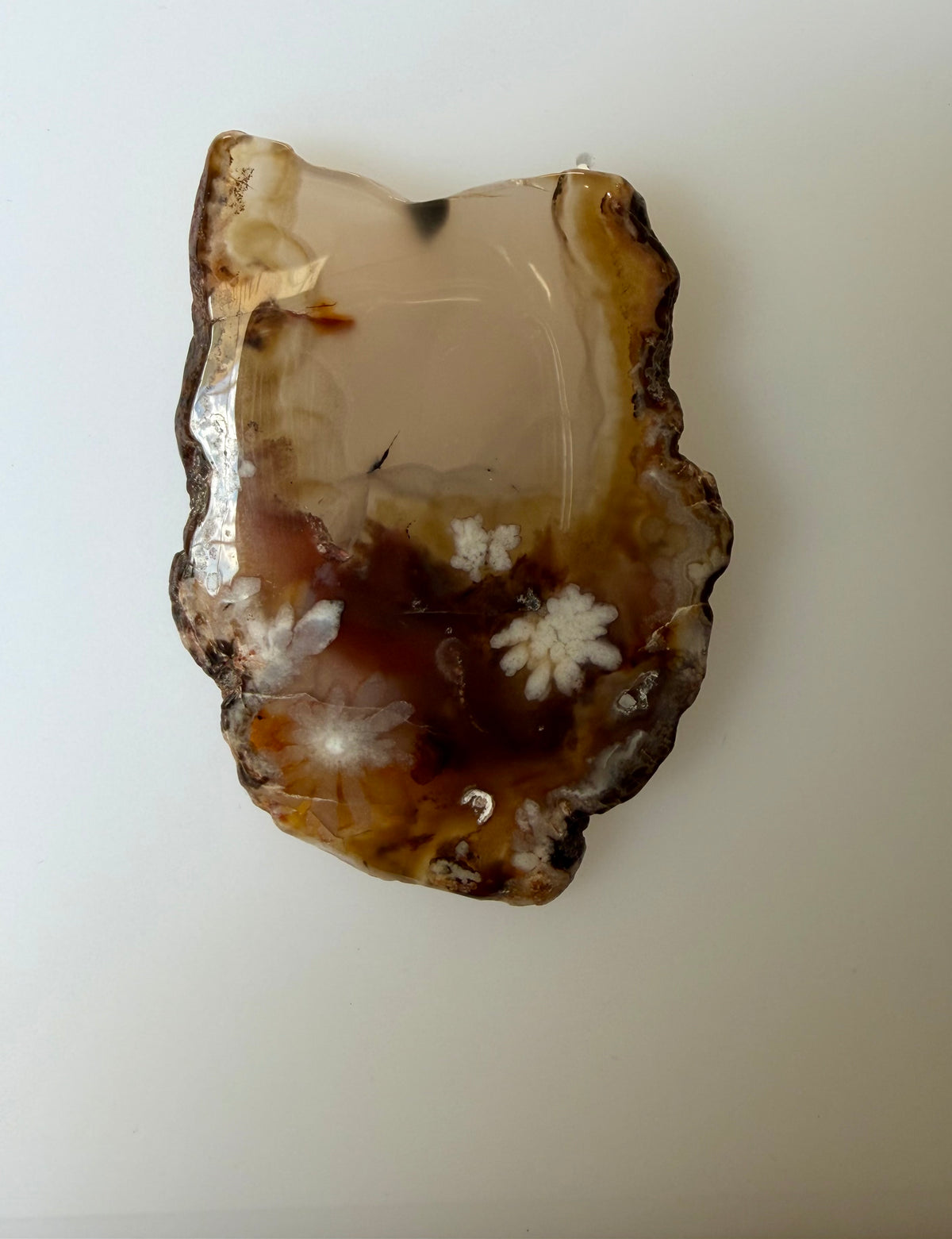 Pierre précieuse d'améthyste ; Améthyste d'Uruguay naturelle non traitée, 4,545 cts 