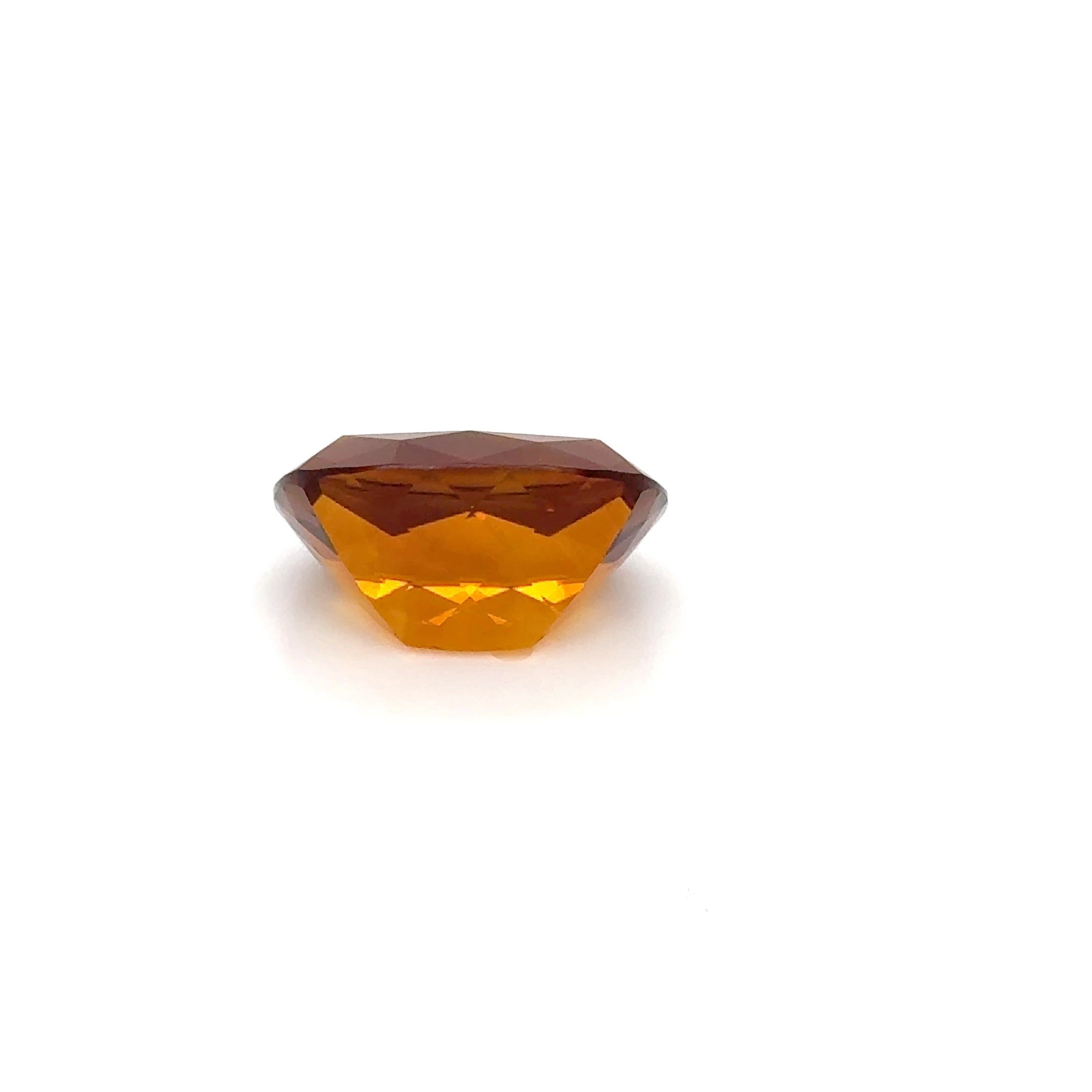 Madeira Citrine Gemstone; Natural Untreated Brazil Citrine, 13.140cts - Mark Oliver Gems