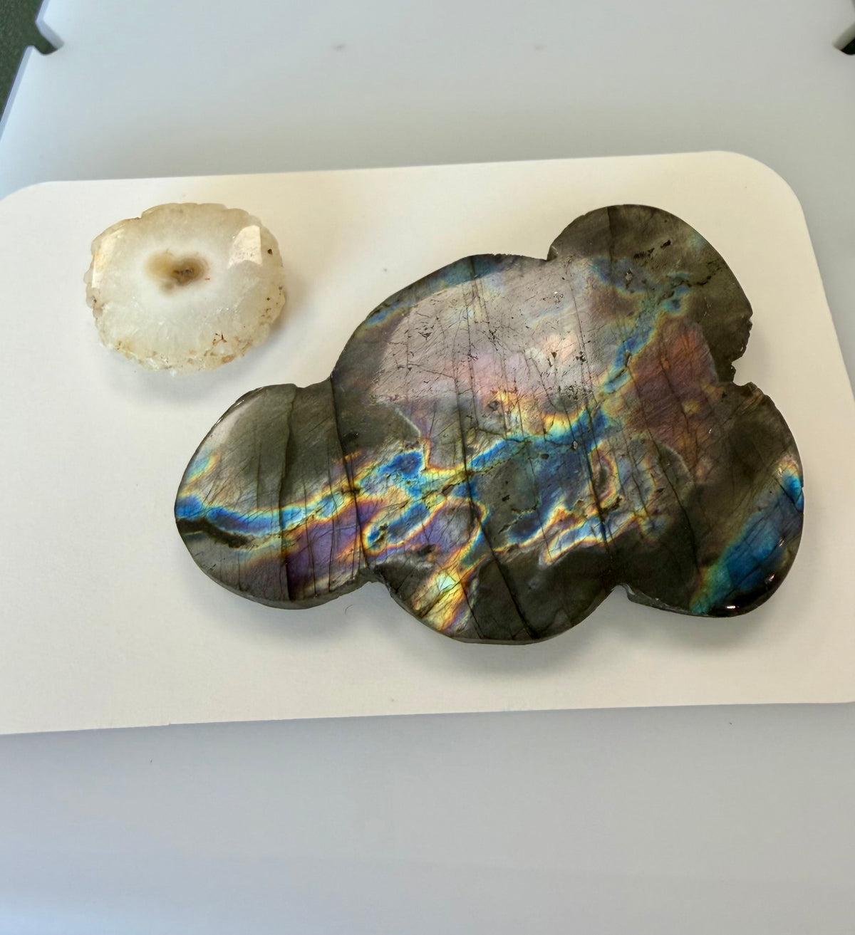 Labradorite and Solar Quartz Scene, 2008