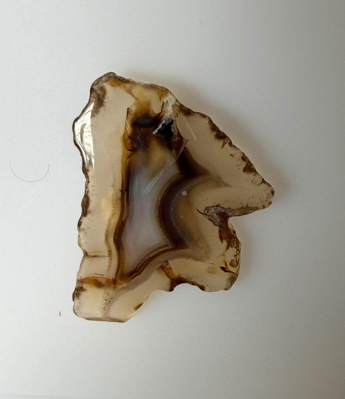 Turkish Agate Slice; 15.66 grams