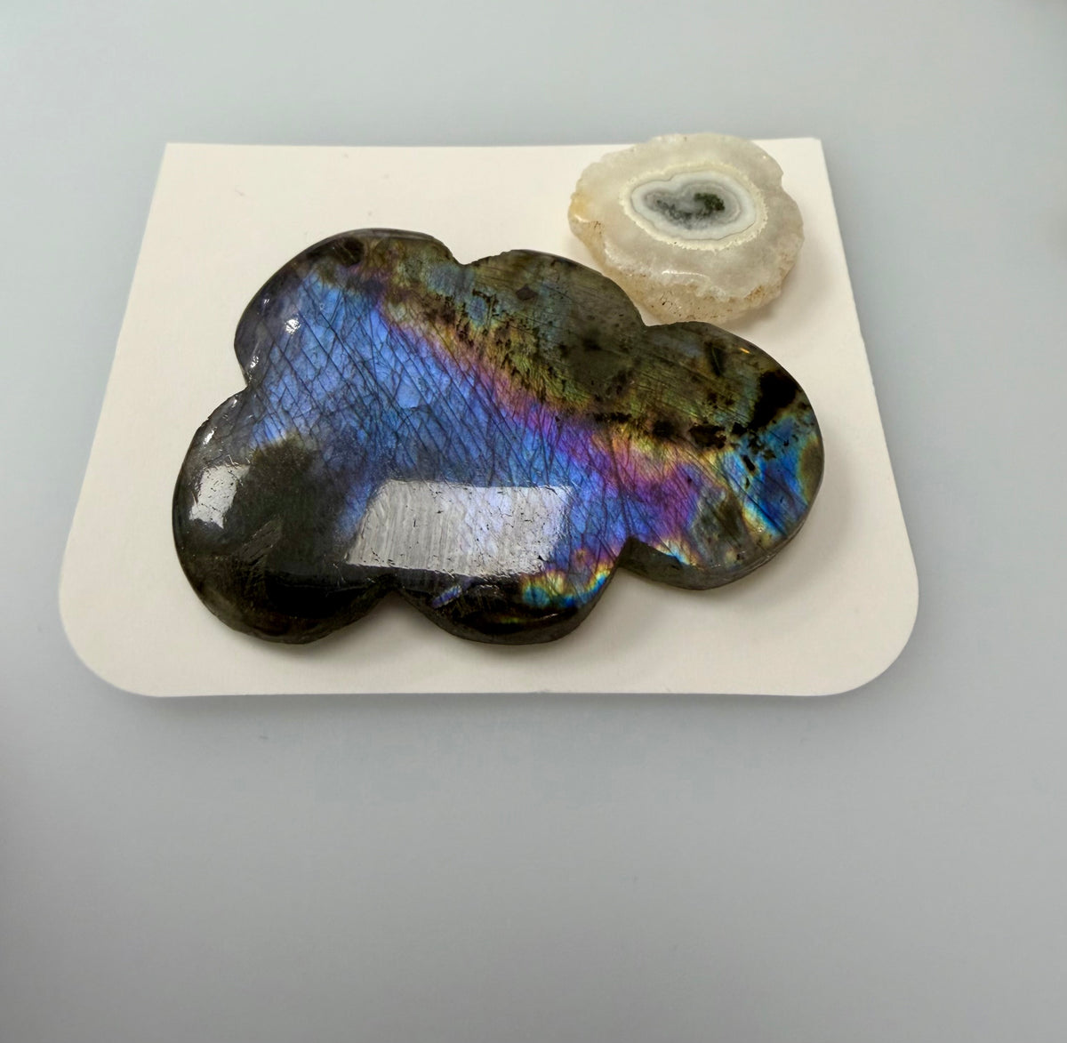Labradorite and Solar Quartz Scene, 1006