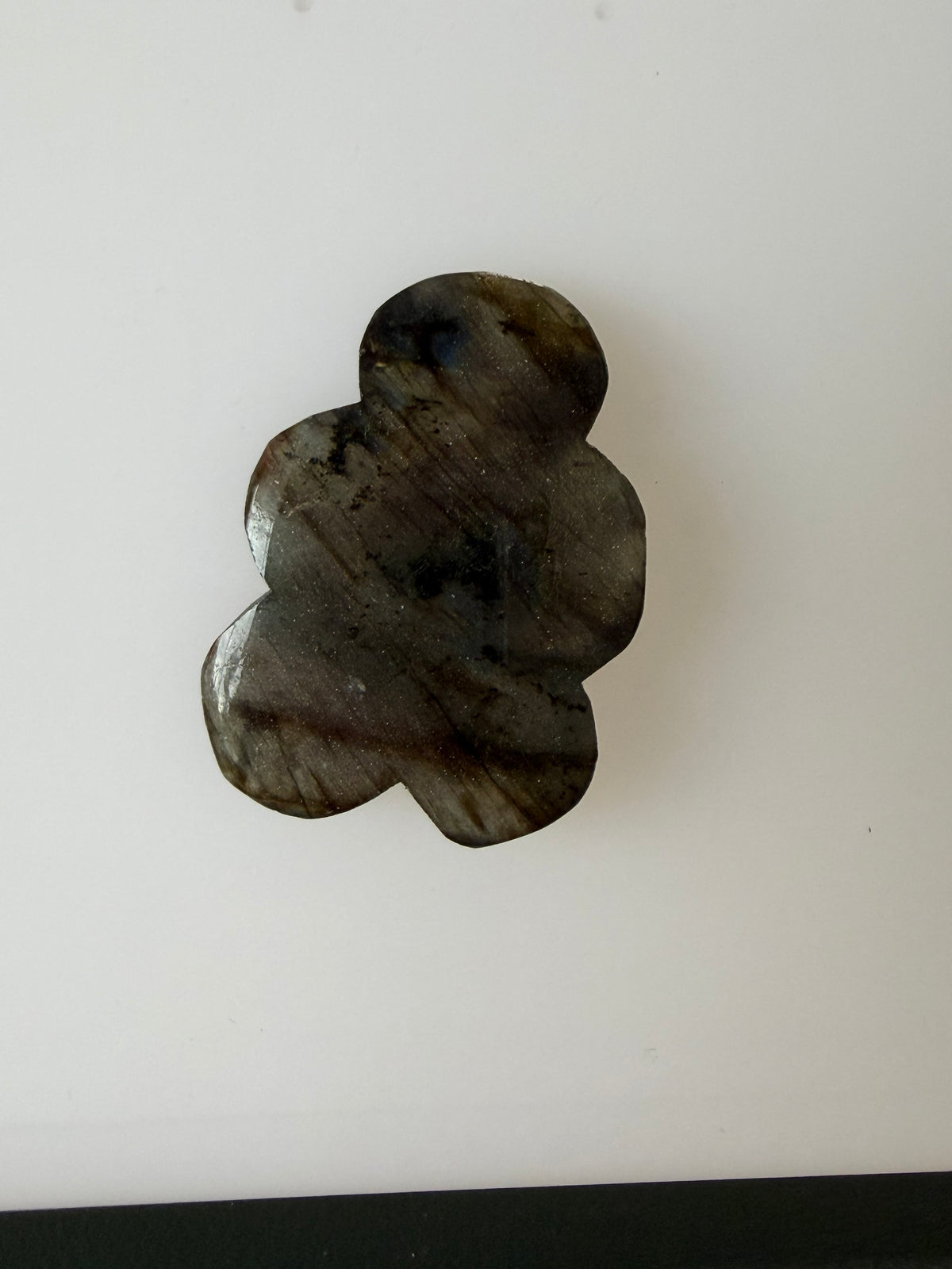 Labradorite Cabochon; Natural Untreated Madagascar Labradorite; 72.800cts