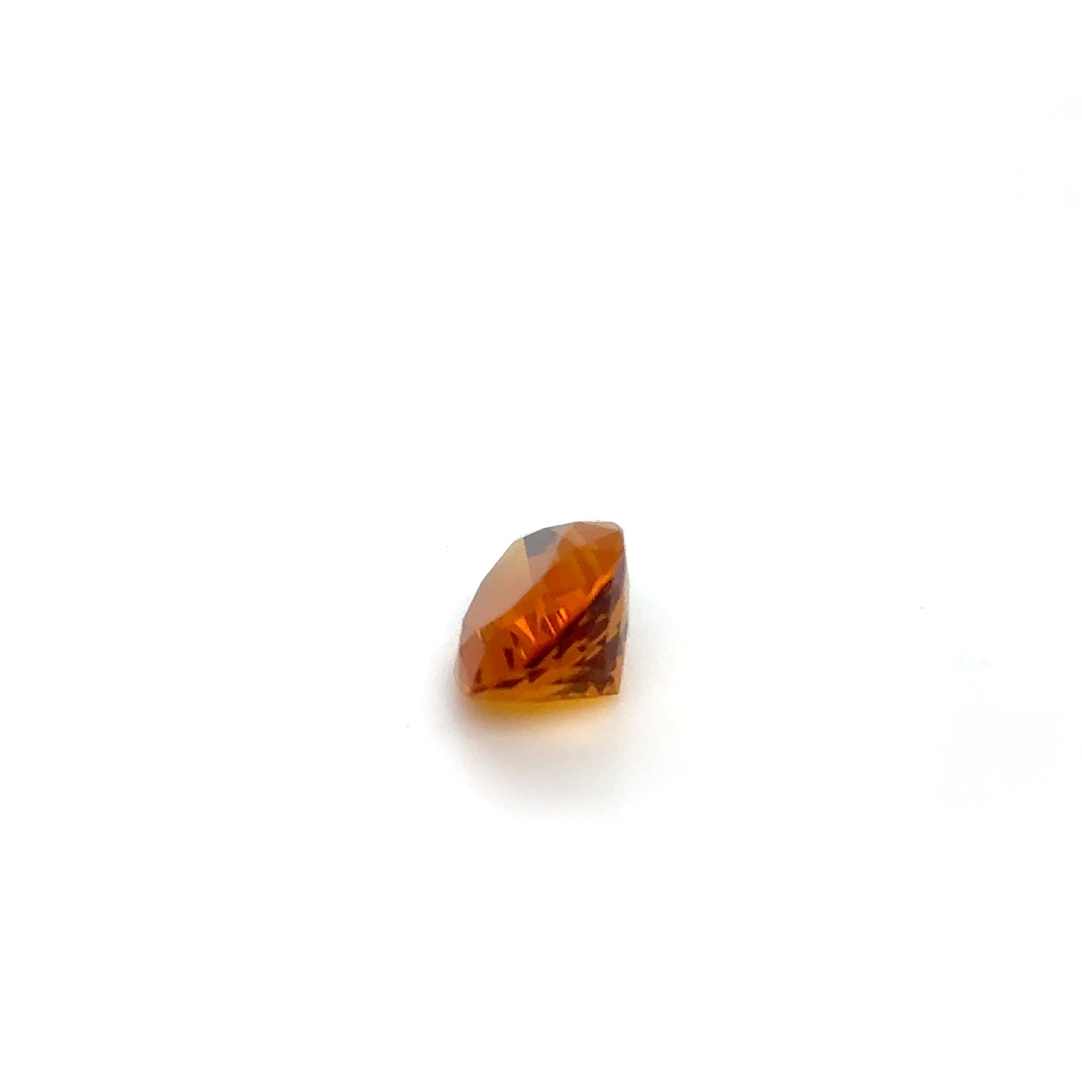 Madeira Citrine Gemstone; Natural Untreated Brazil Citrine, 4.445cts - Mark Oliver Gems