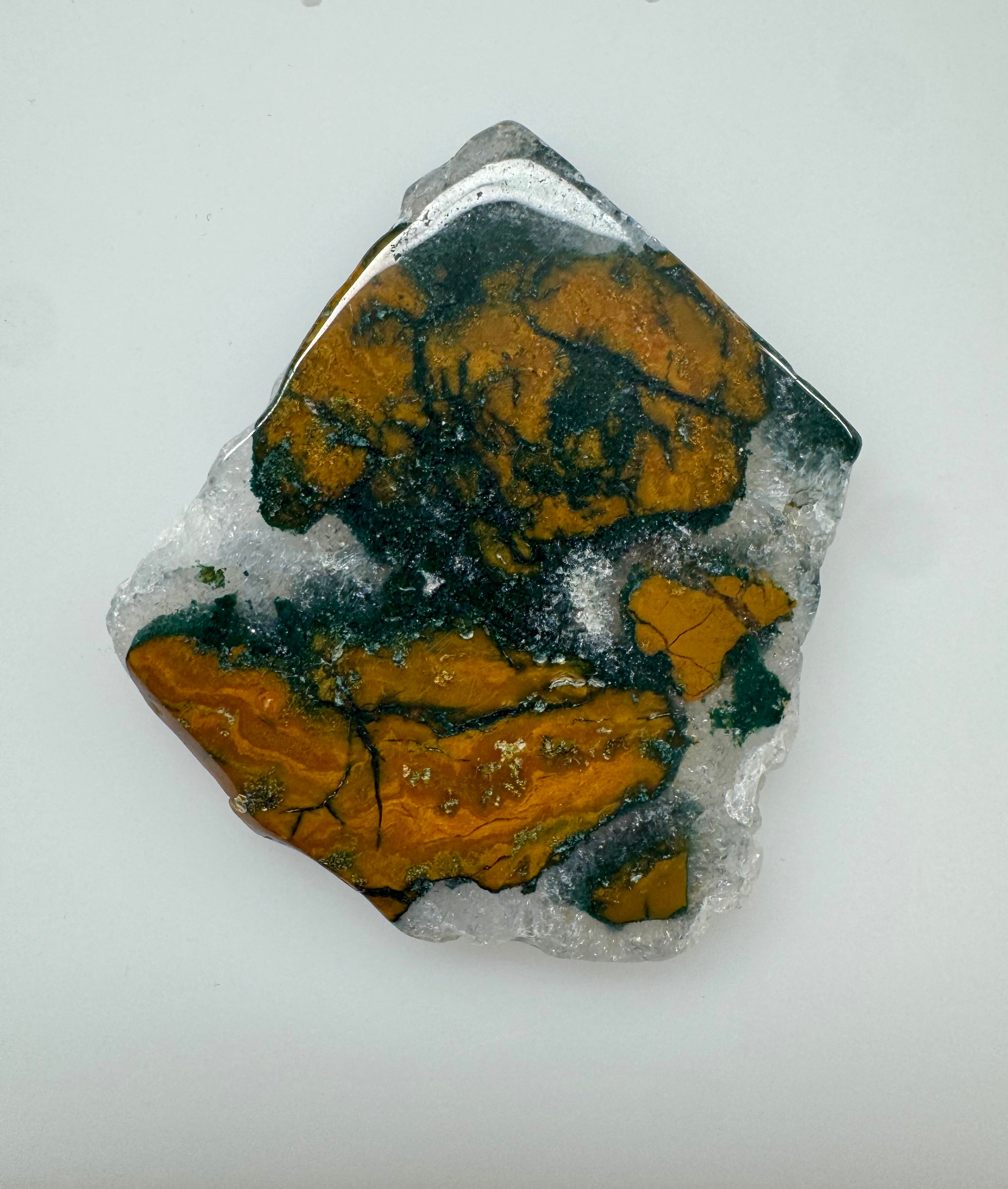 Brecciated Jasper Slab; 109.885cts