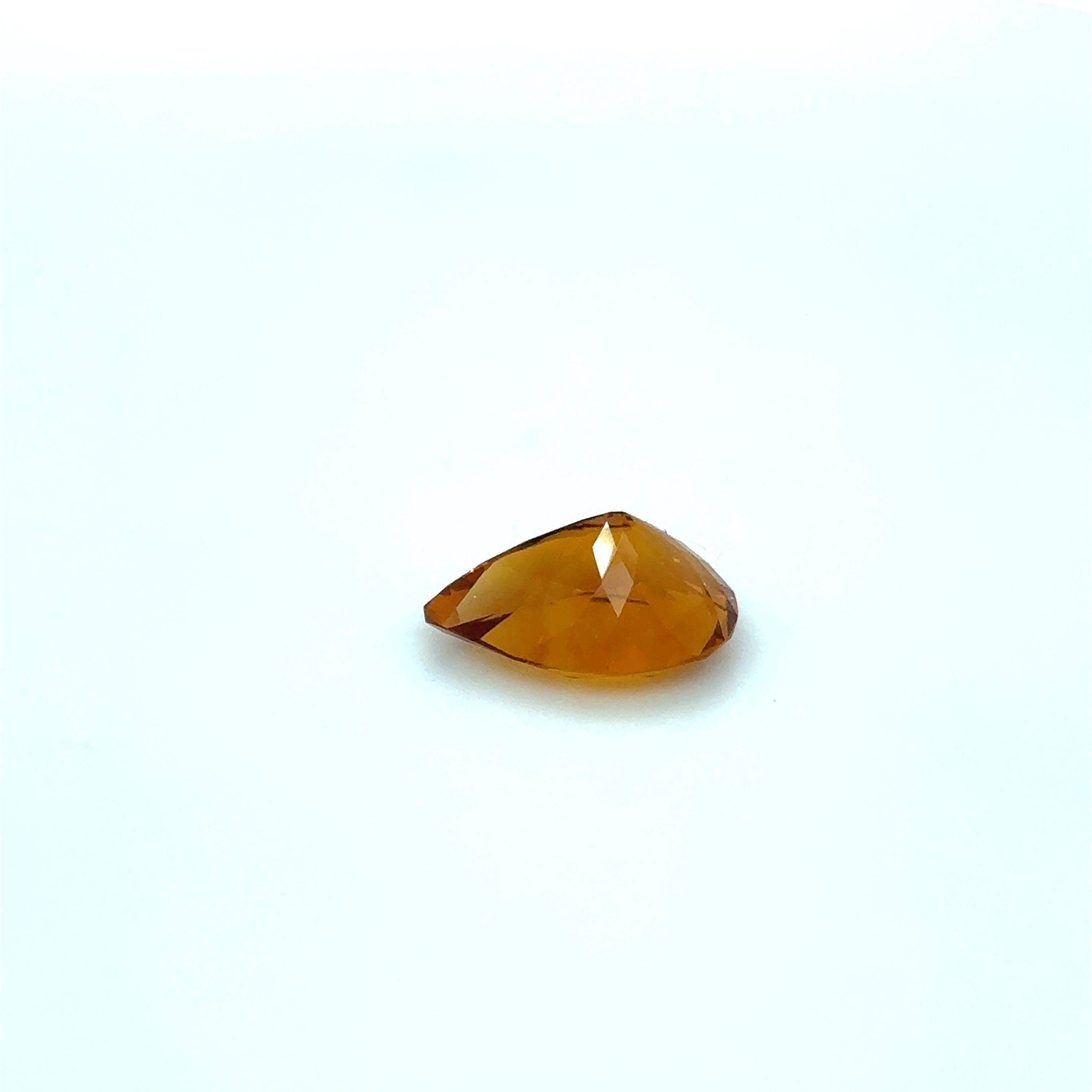 Madeira Citrine Gemstone; Natural Untreated Brazil Citrine, 4.445cts - Mark Oliver Gems