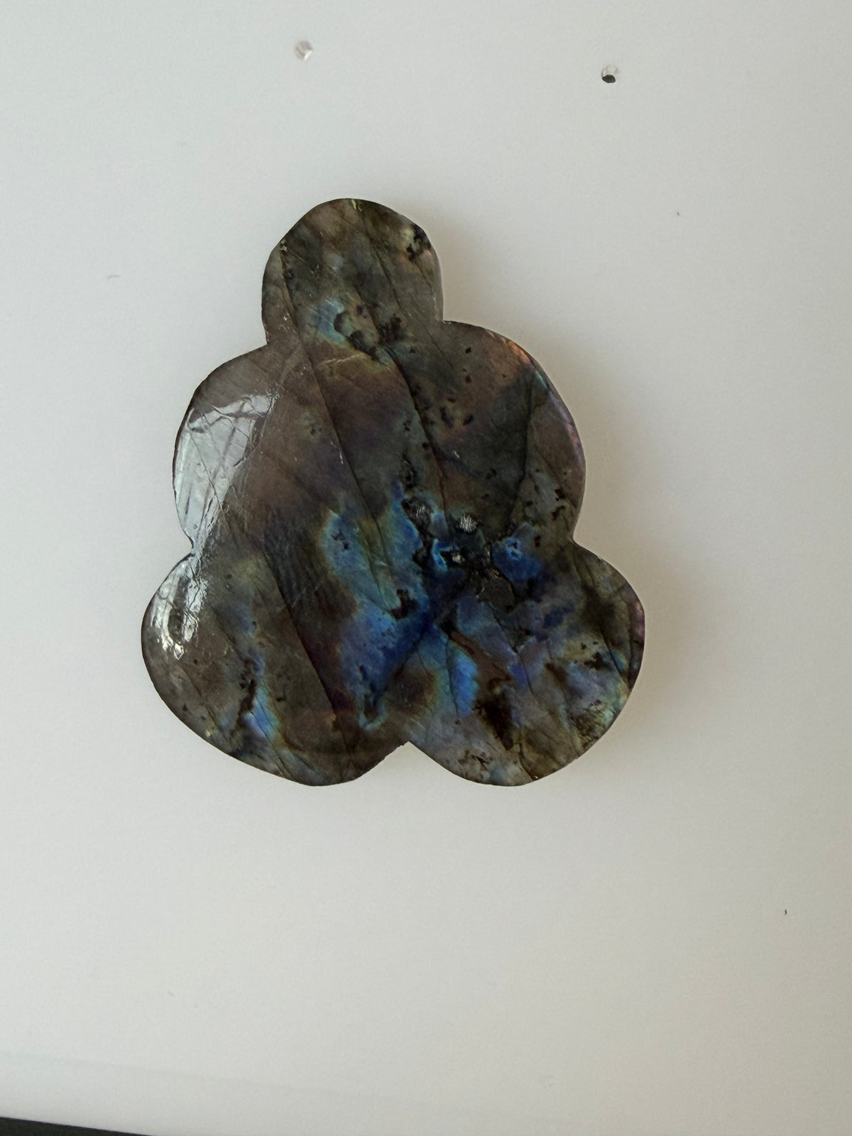 Labradorite Cabochon; Natural Untreated Madagascar Labradorite; 80.435cts