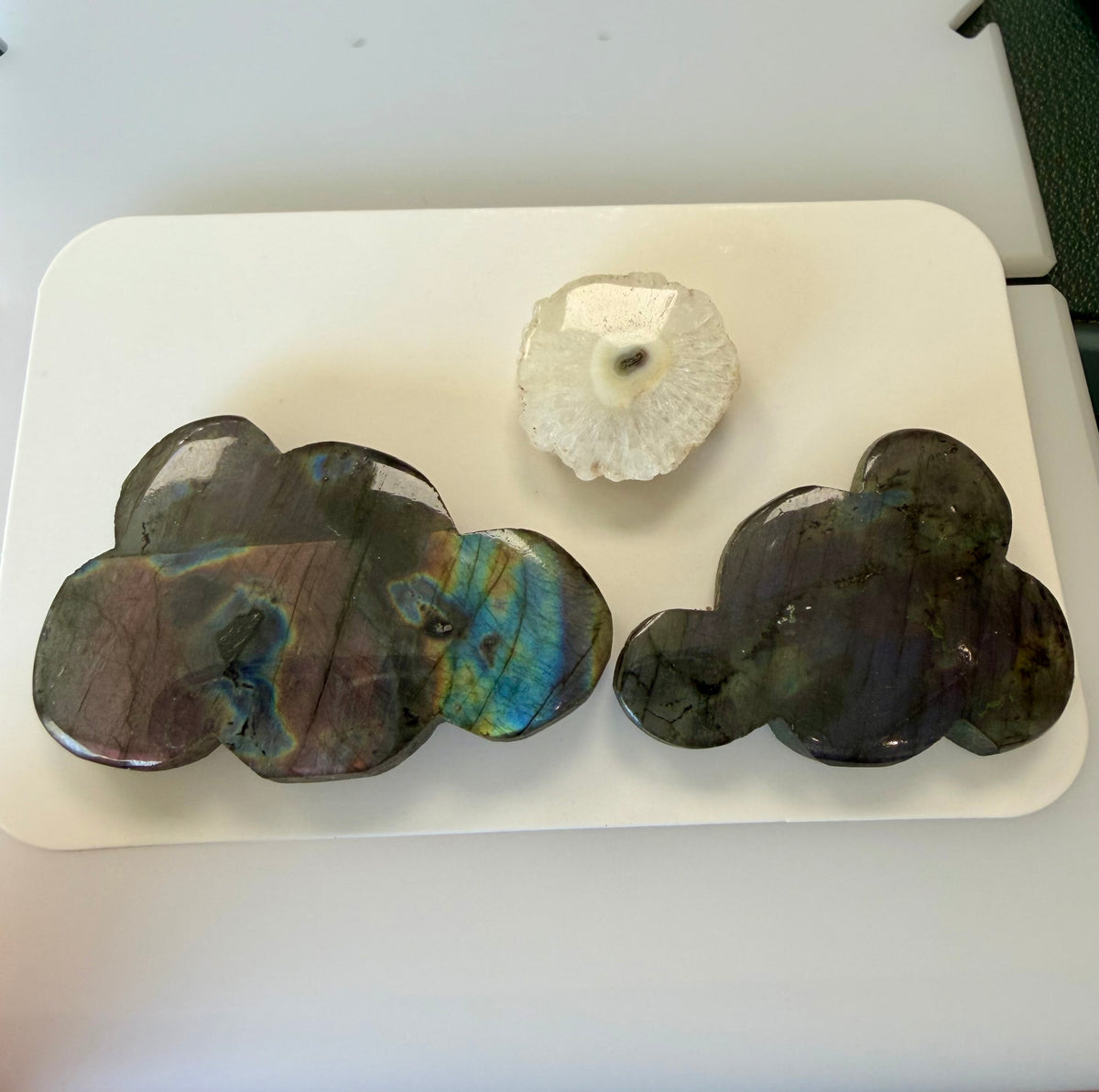 Labradorite and Solar Quartz Scene, 2004
