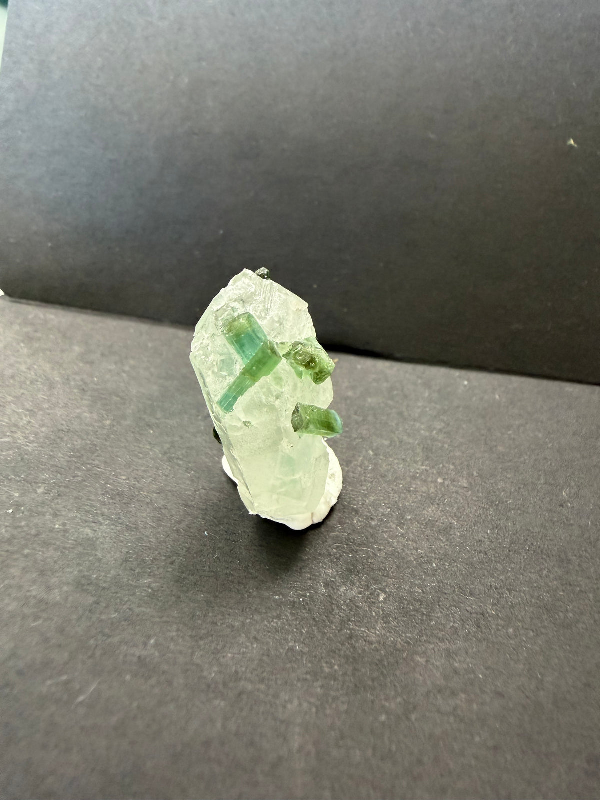 Tourmaline Quartz Crystal; Natural Untreated Afghanistan Raw Tourmaline; 18.305cts