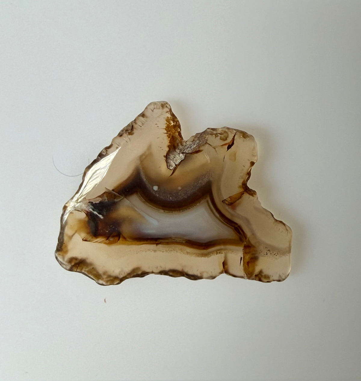 Turkish Agate Slice; 15.66 grams