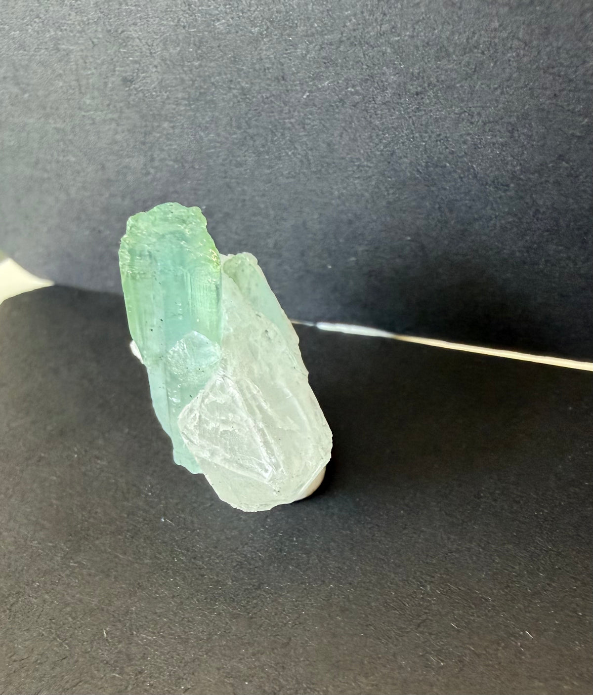 Tourmaline Quartz Crystal; Natural Untreated Afghanistan Raw Tourmaline; 30.225cts